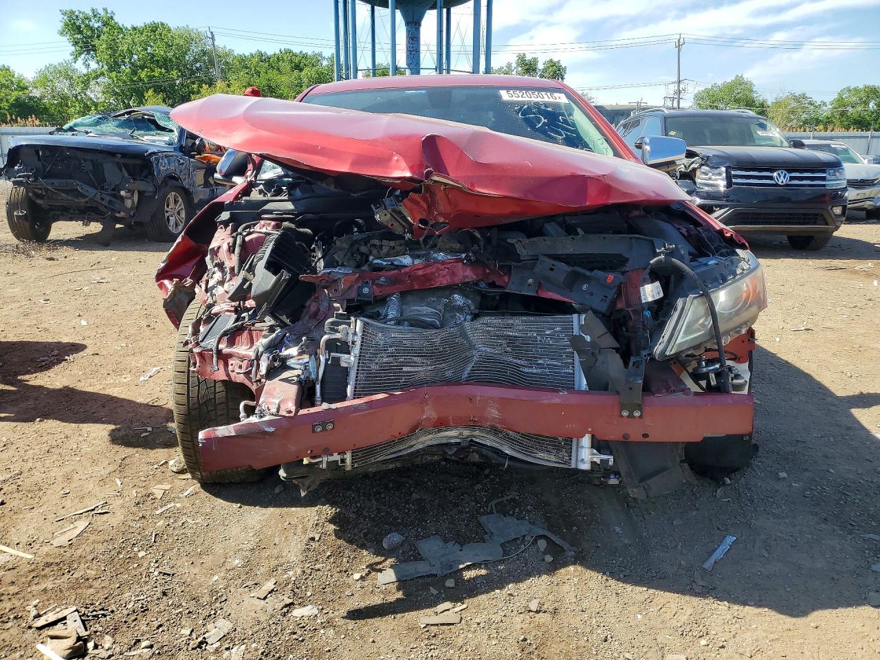 2014 Chevrolet Impala Lt Red vin: 1G1115SL1EU131873