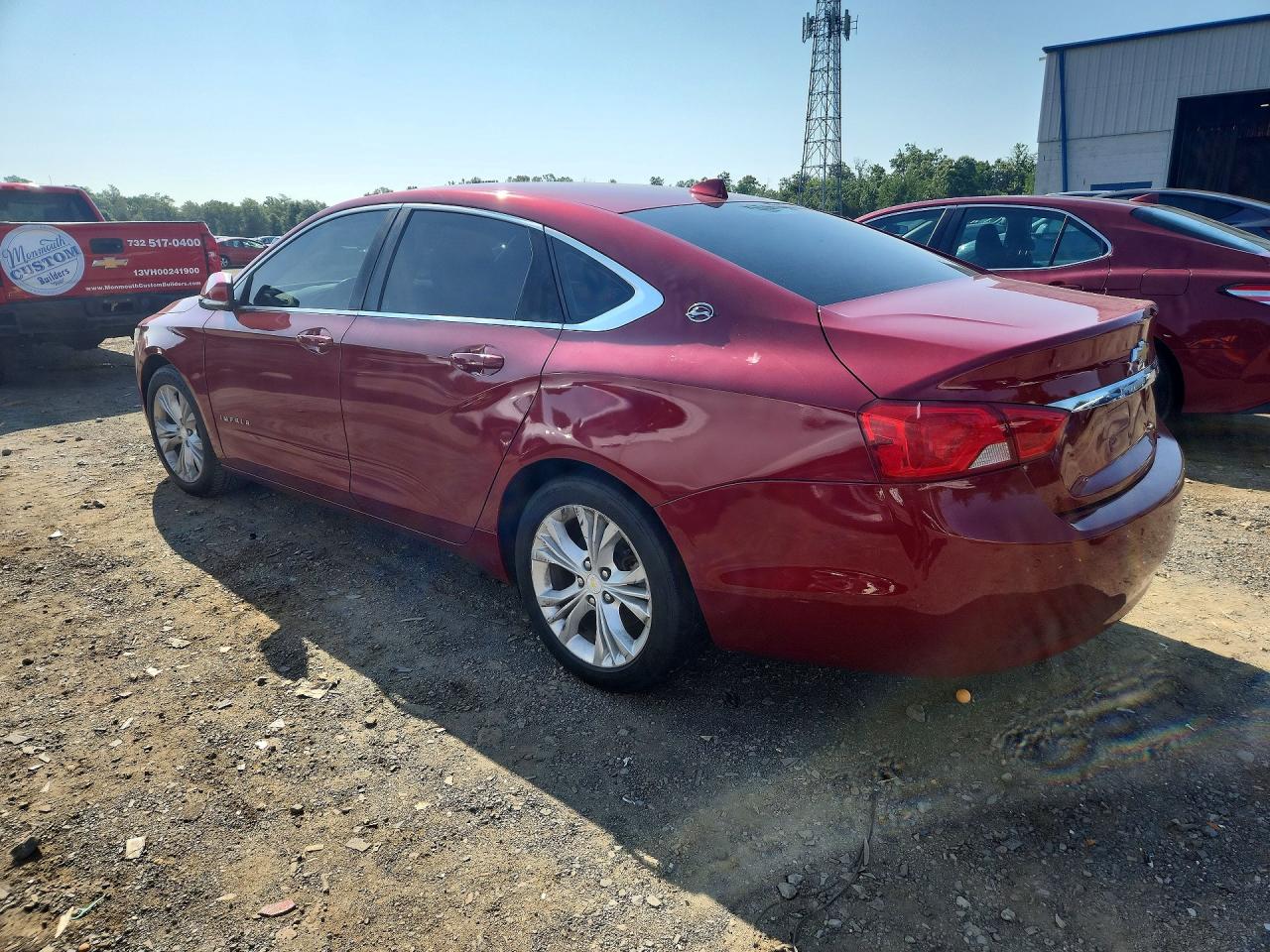 2014 Chevrolet Impala Lt Red vin: 1G1115SL2EU121403