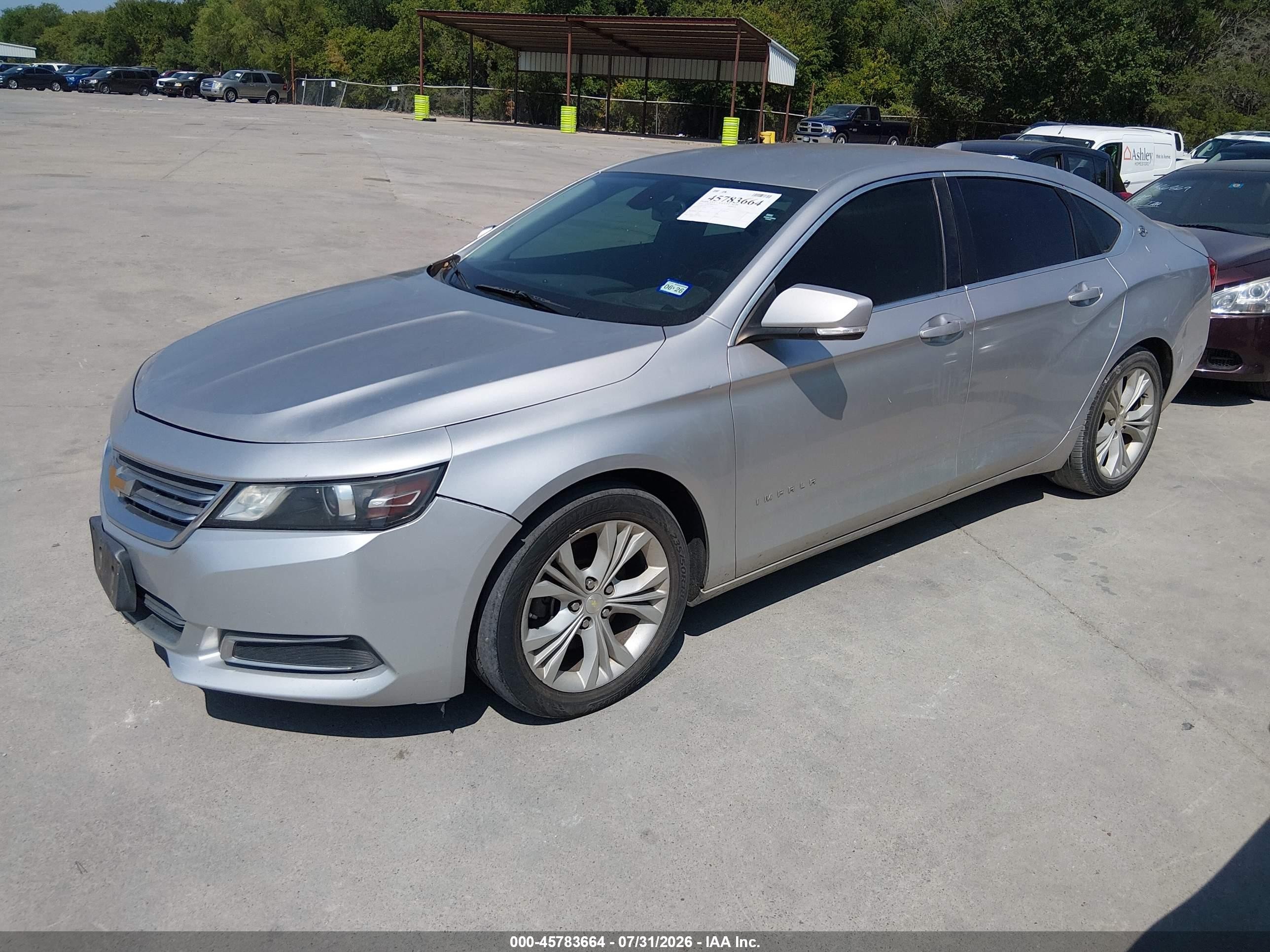 2015 Chevrolet Impala 1lt Silver vin: 1G1115SL2FU127249