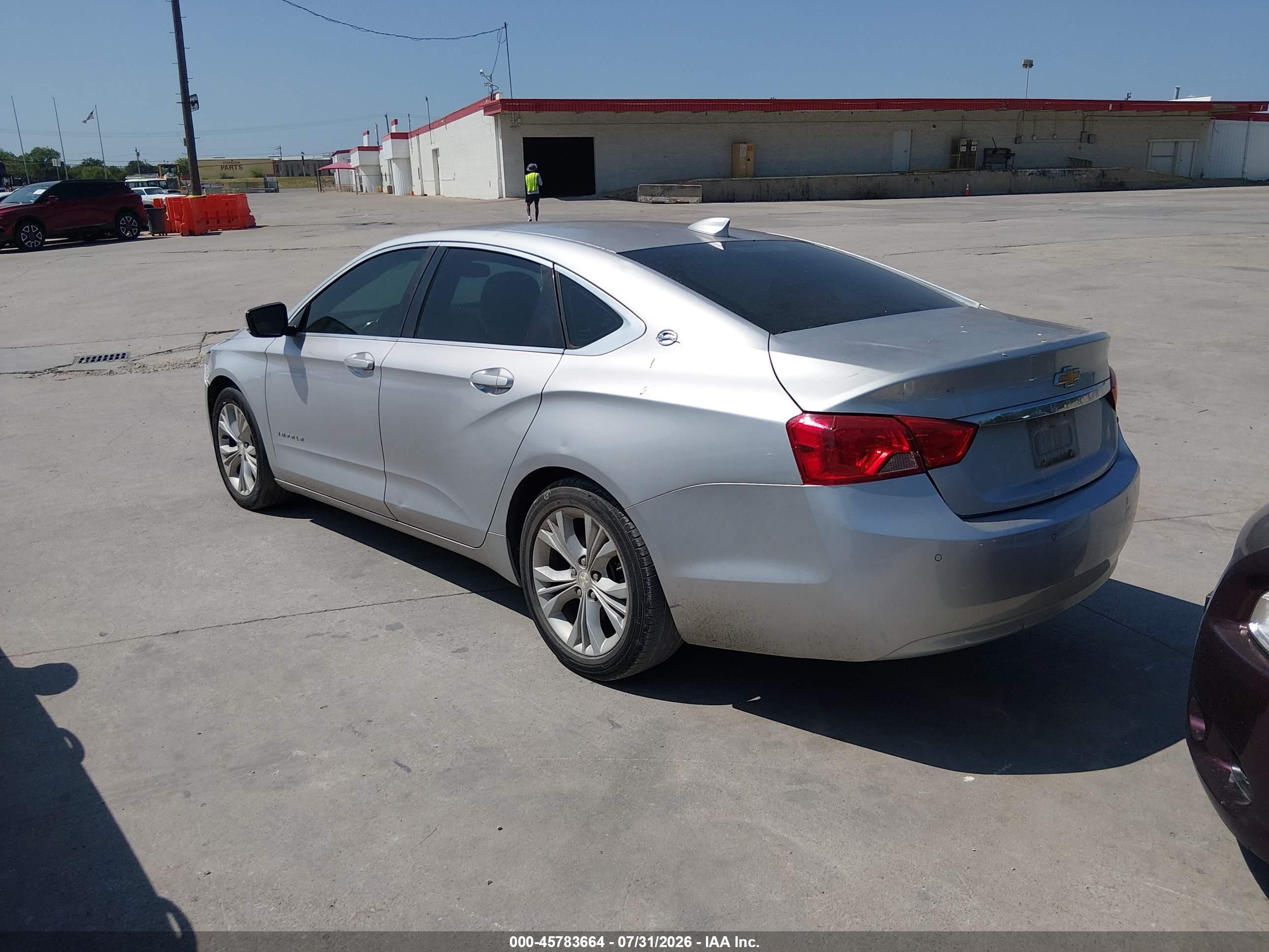 2015 Chevrolet Impala 1lt Silver vin: 1G1115SL2FU127249