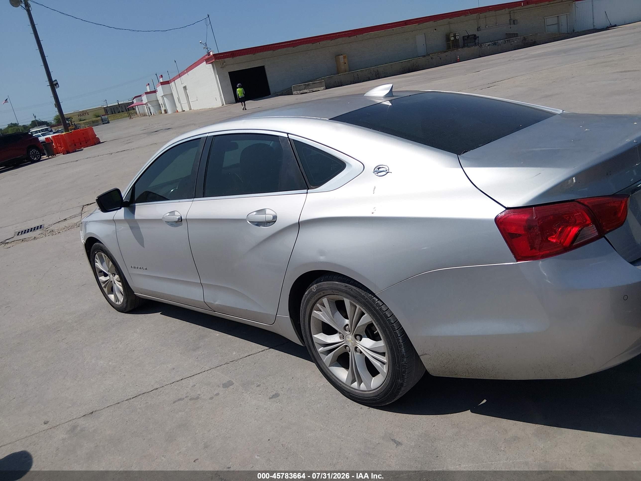 2015 Chevrolet Impala 1lt Silver vin: 1G1115SL2FU127249