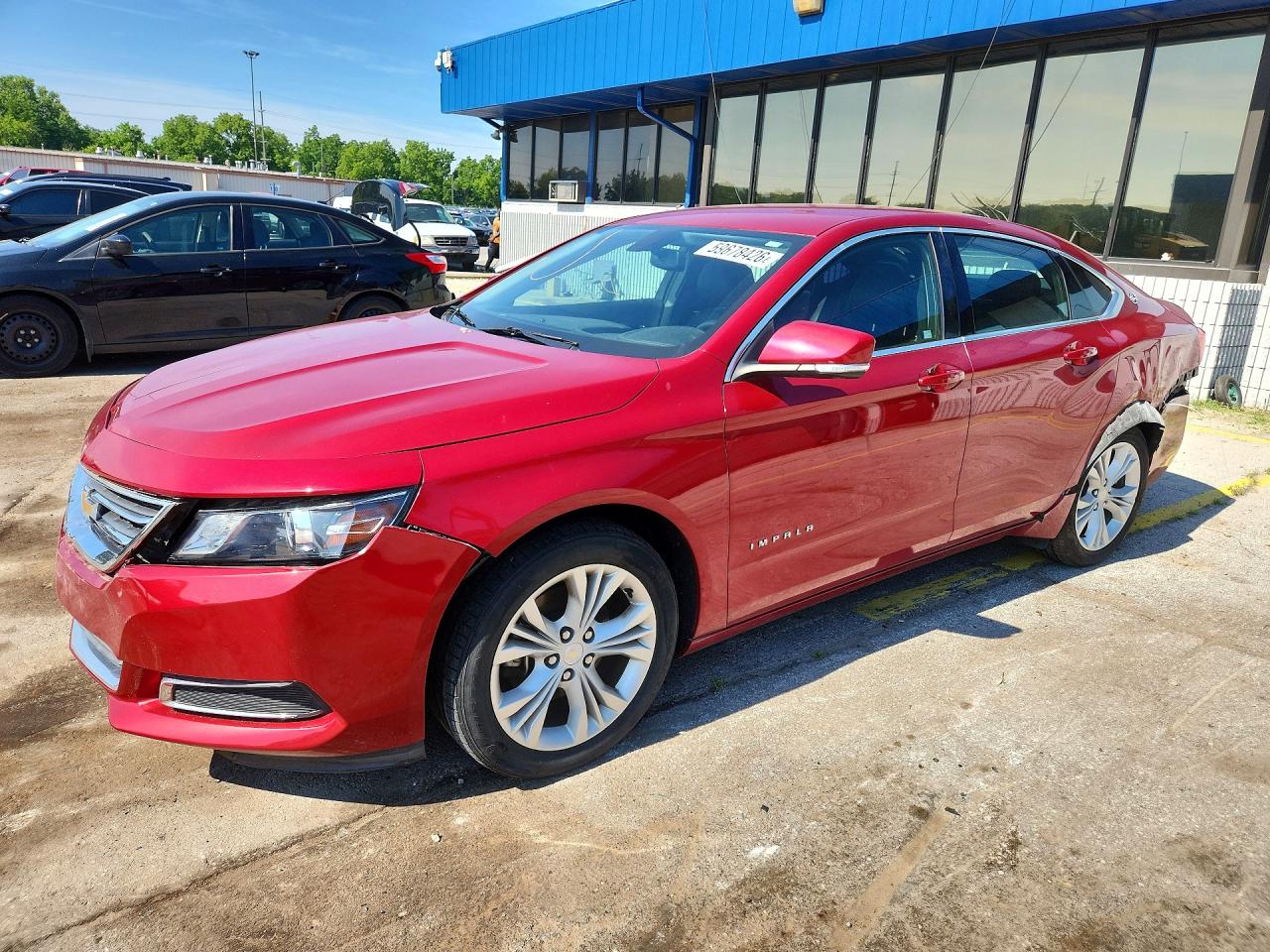 2014 Chevrolet Impala Lt Red vin: 1G1115SL3EU113343
