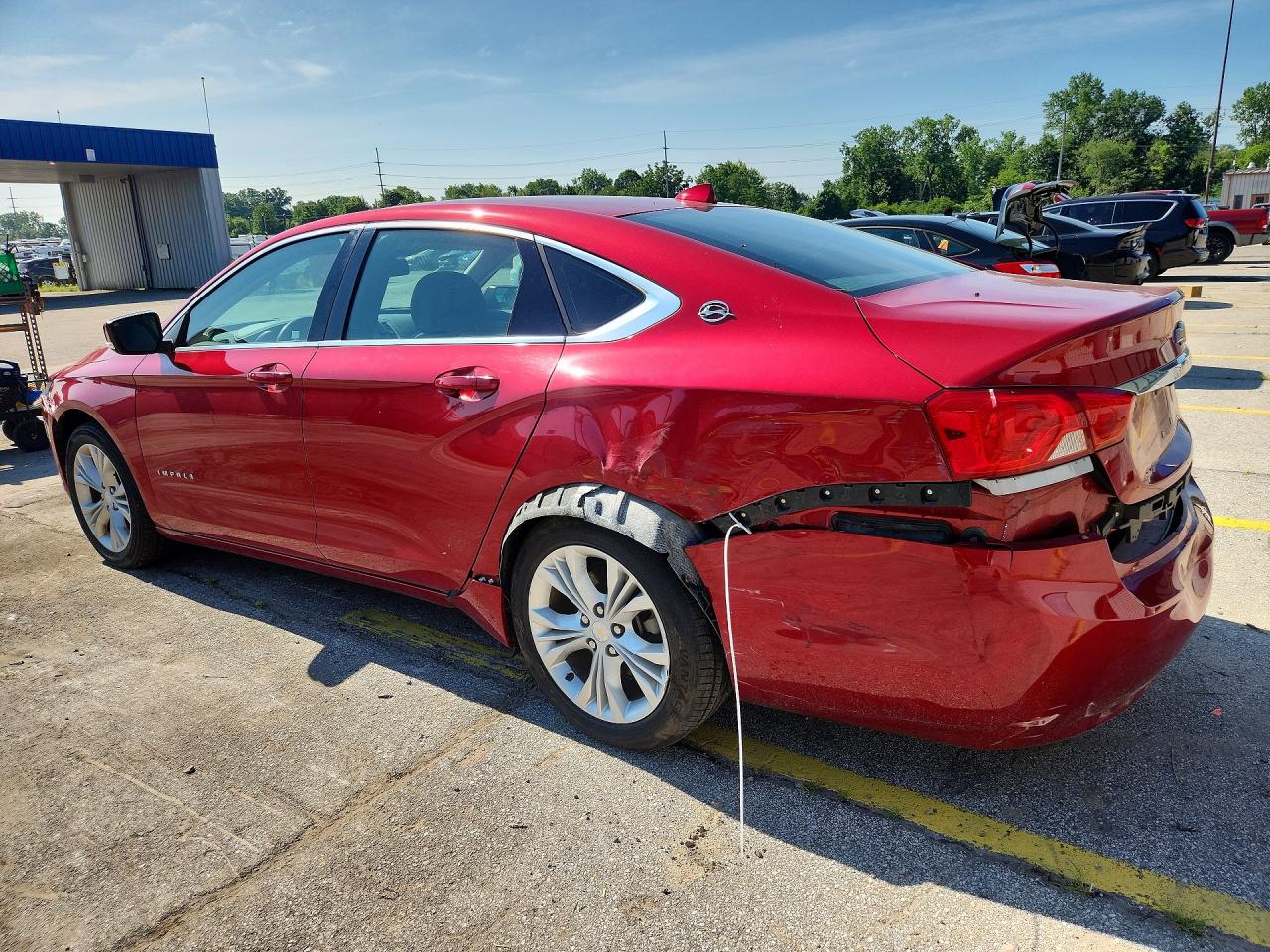 2014 Chevrolet Impala Lt Red vin: 1G1115SL3EU113343