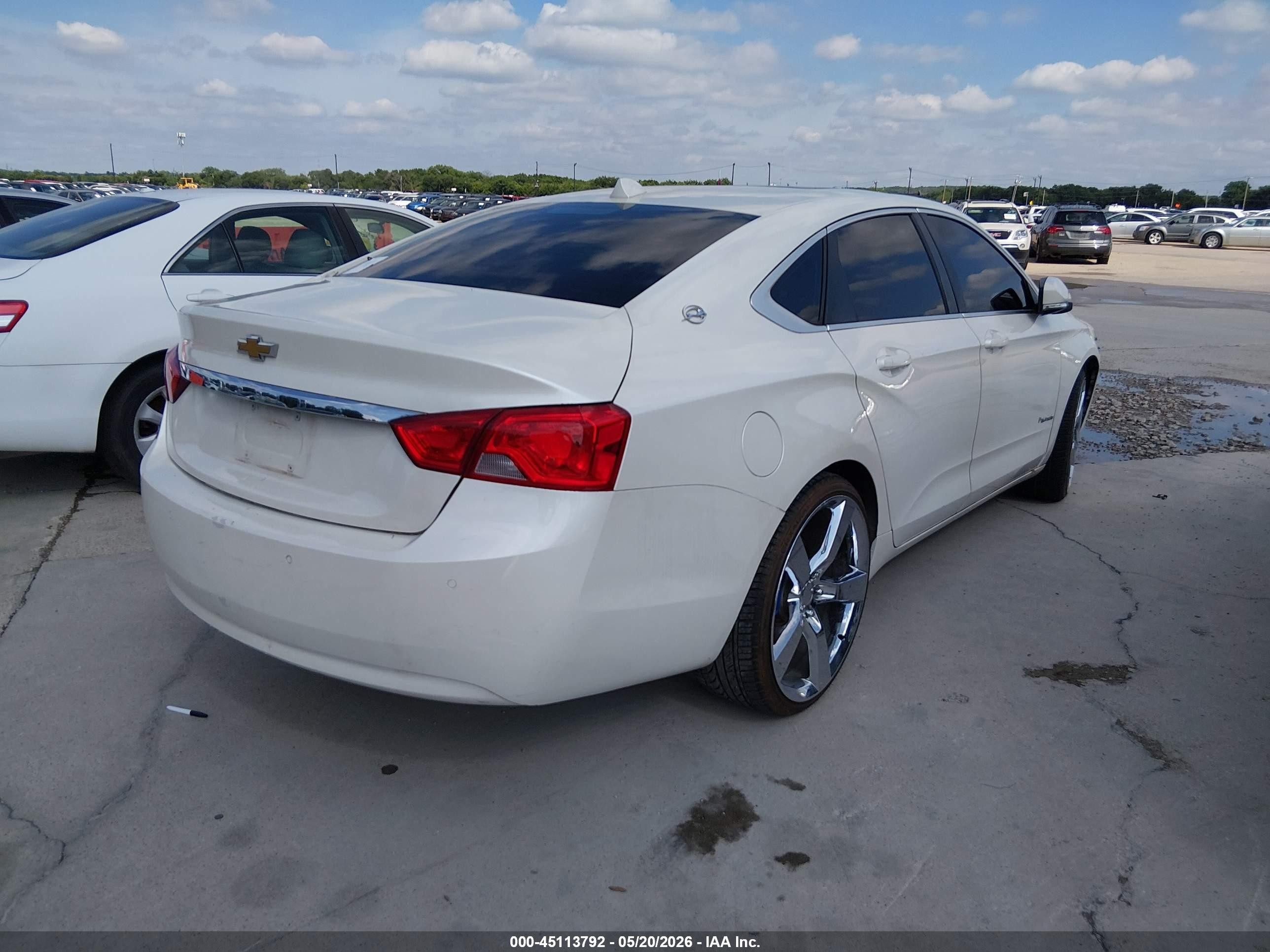 2014 Chevrolet Impala 1lt White vin: 1G1115SL3EU134998