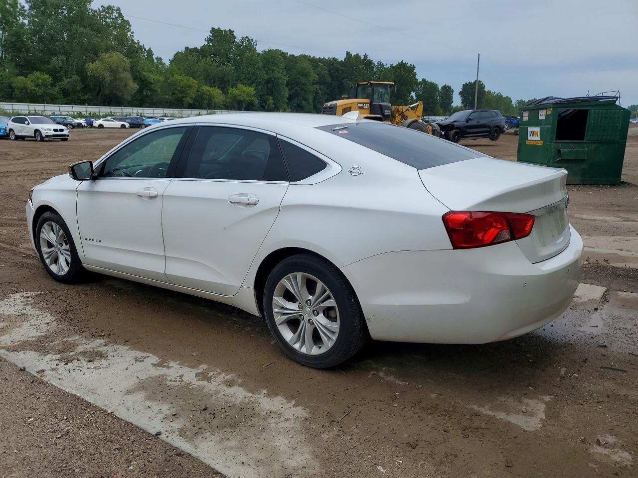 2014 Chevrolet Impala Lt White vin: 1G1115SL3EU169346