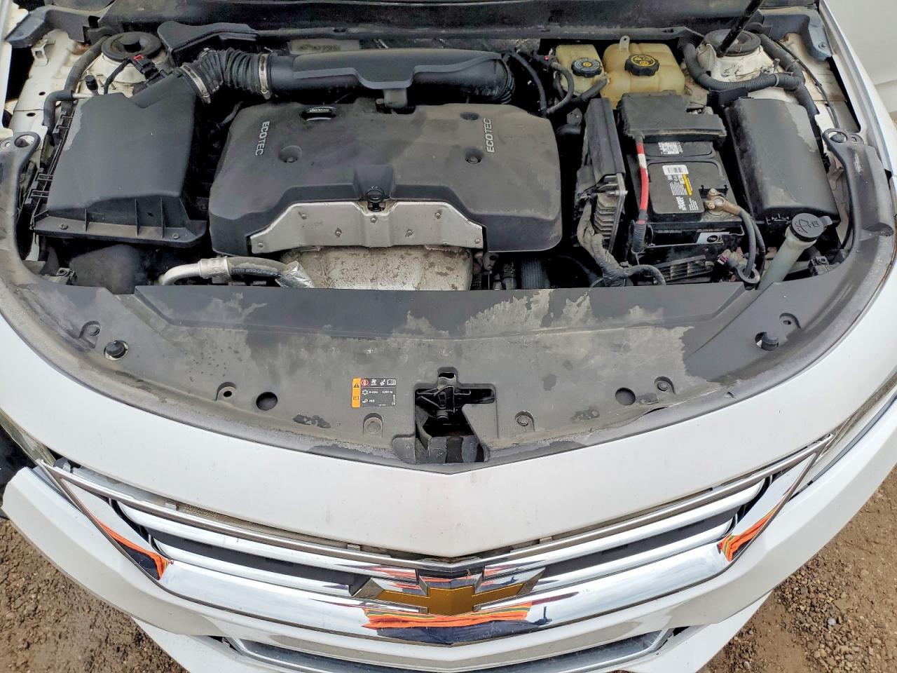 2014 Chevrolet Impala Lt White vin: 1G1115SL3EU169346