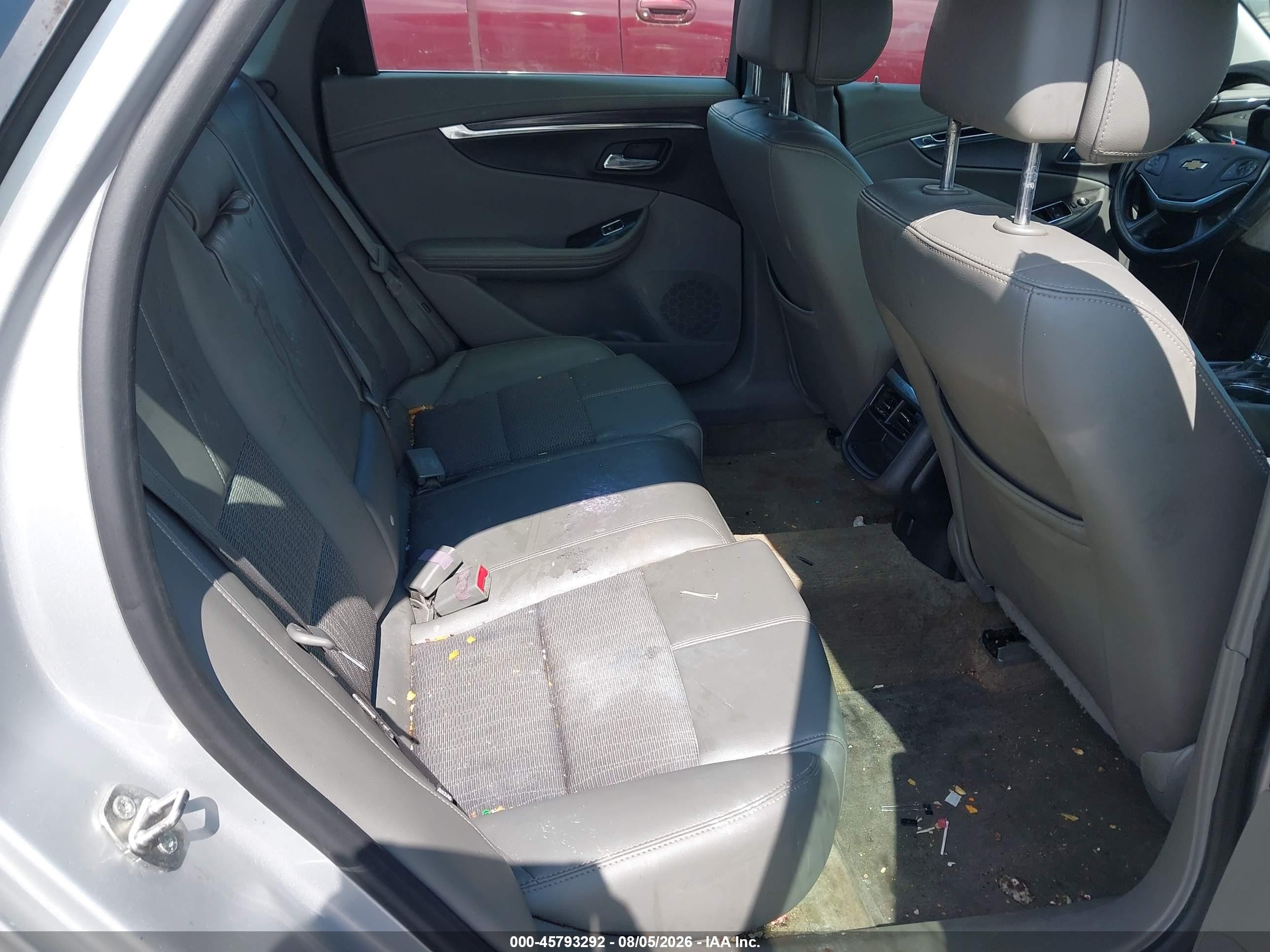 2014 Chevrolet Impala 1lt Silver vin: 1G1115SL4EU121144