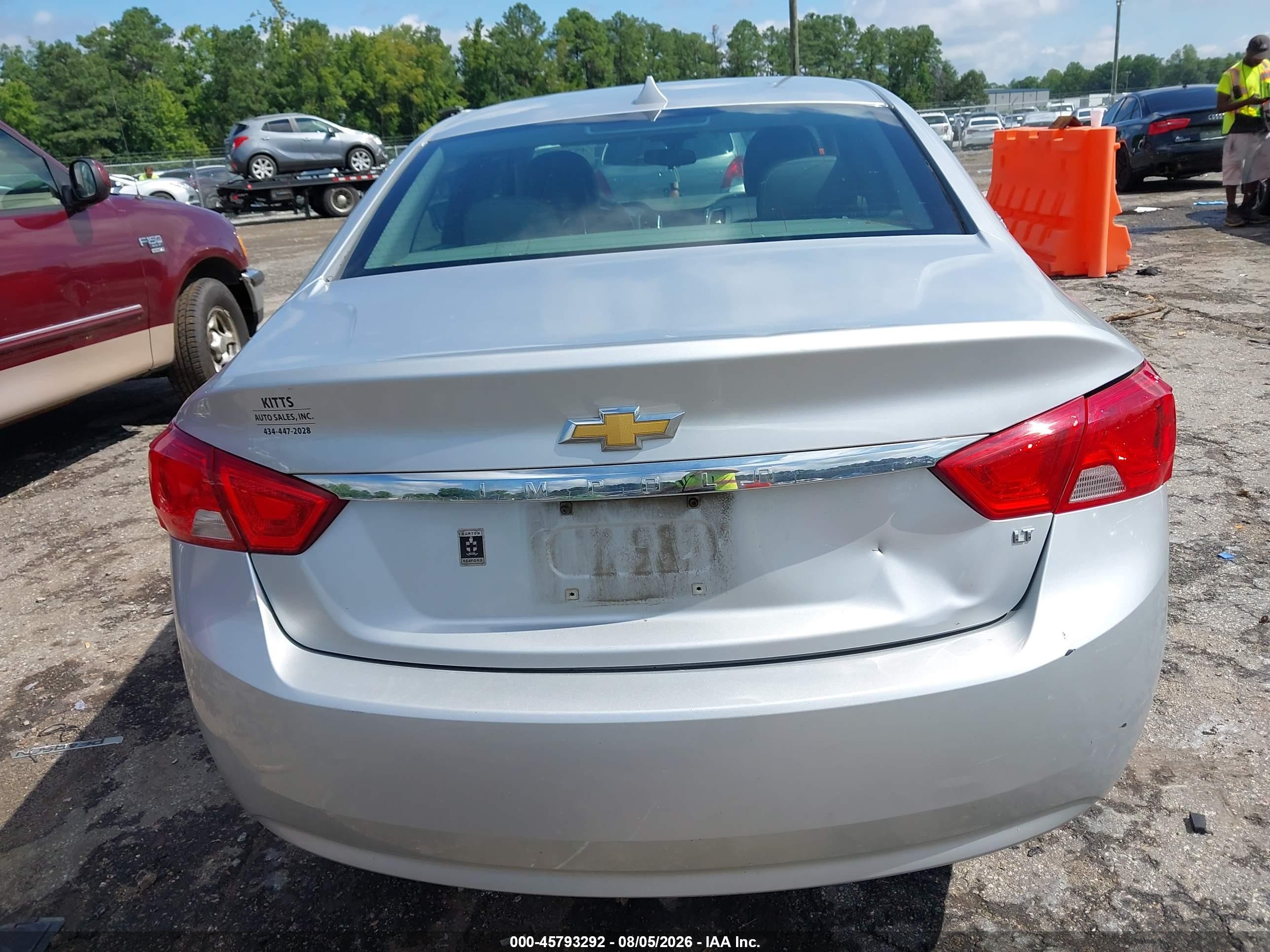 2014 Chevrolet Impala 1lt Silver vin: 1G1115SL4EU121144