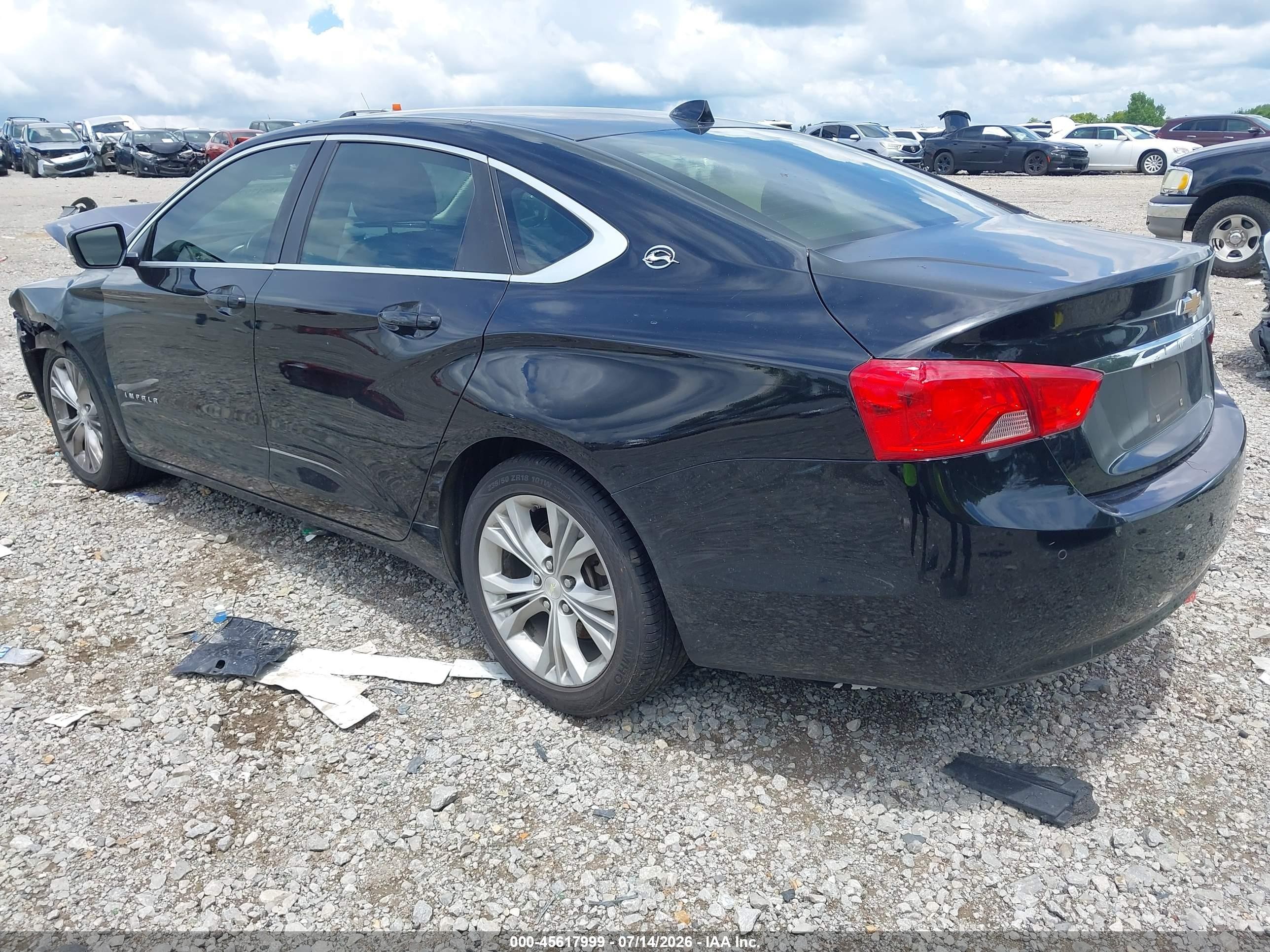2014 Chevrolet Impala 1lt Black vin: 1G1115SL4EU122049