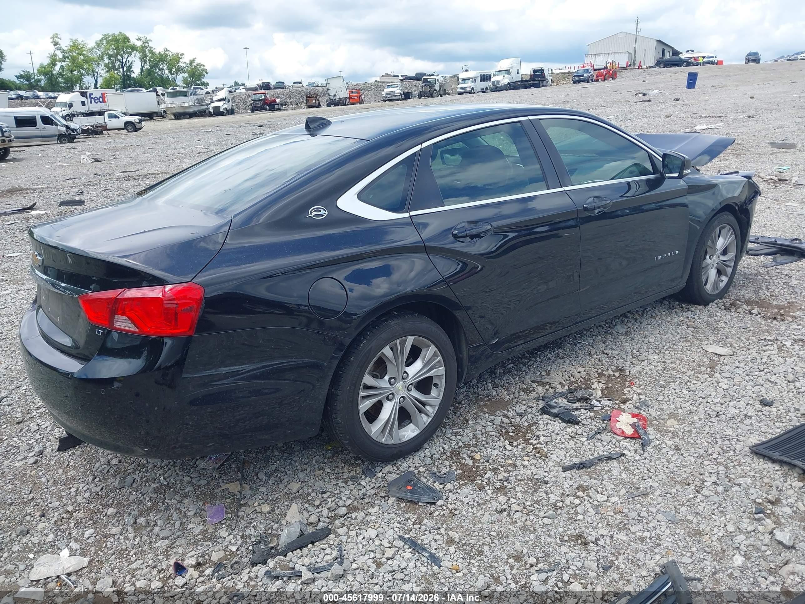 2014 Chevrolet Impala 1lt Black vin: 1G1115SL4EU122049