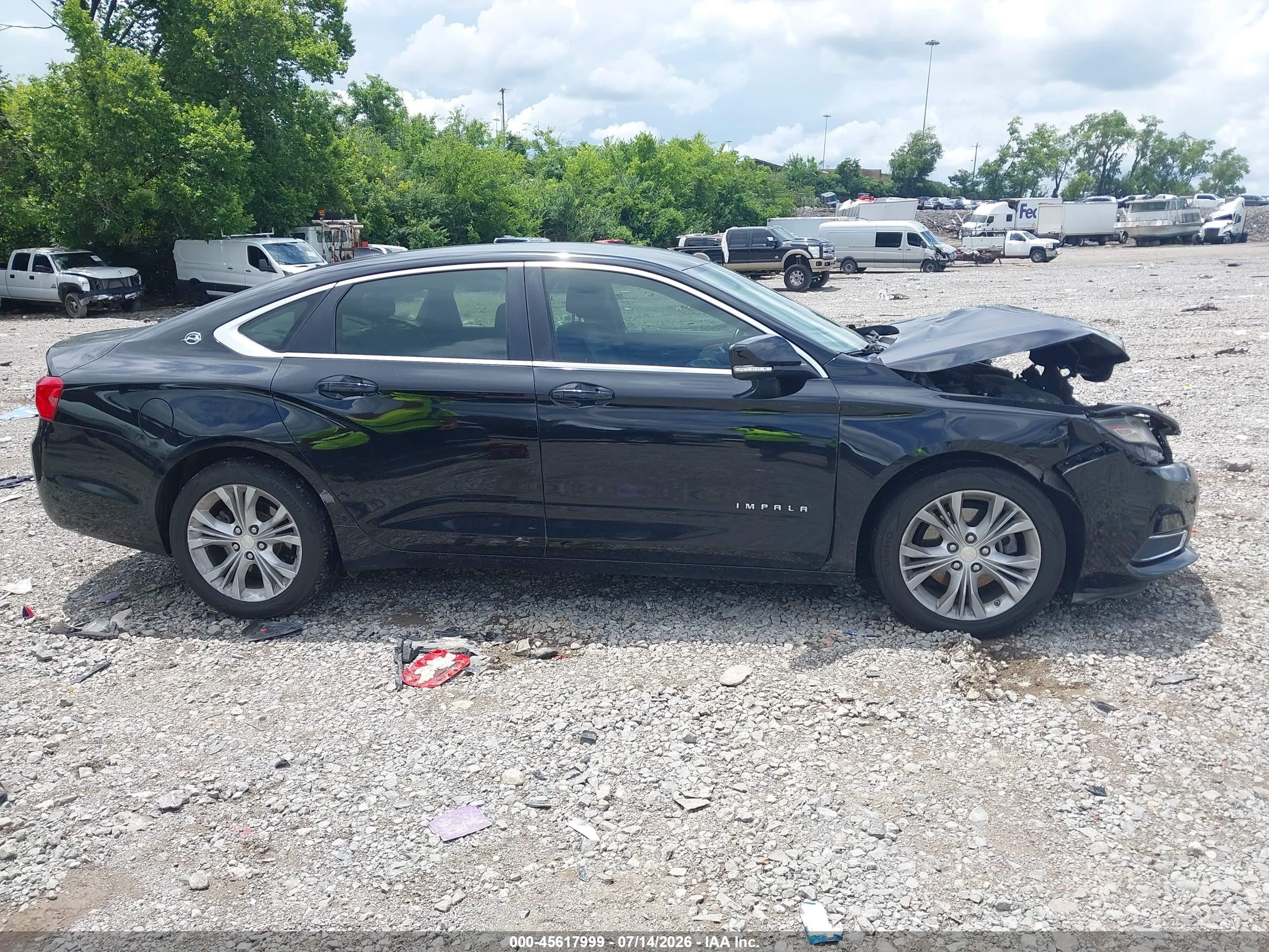 2014 Chevrolet Impala 1lt Black vin: 1G1115SL4EU122049