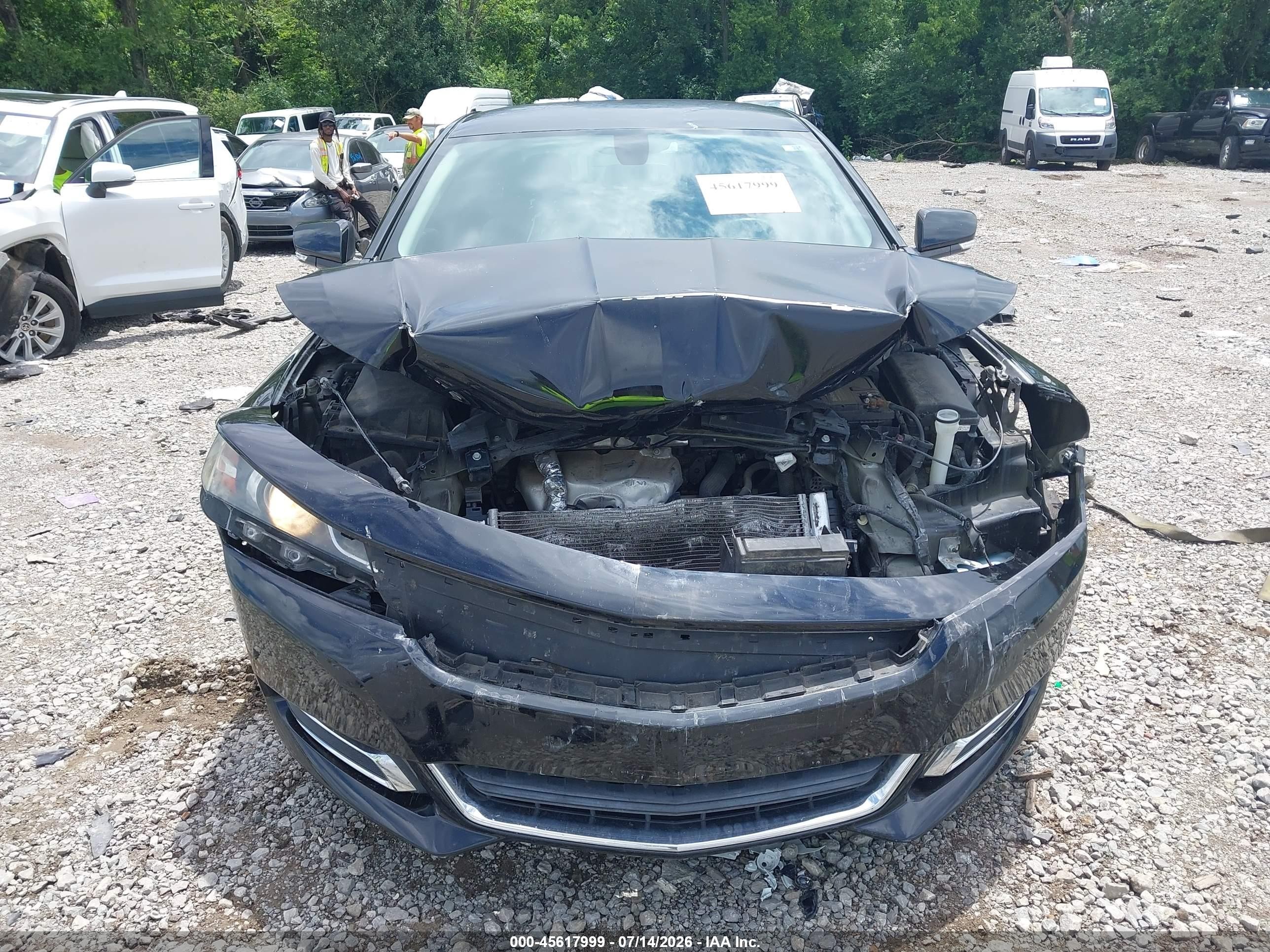 2014 Chevrolet Impala 1lt Black vin: 1G1115SL4EU122049