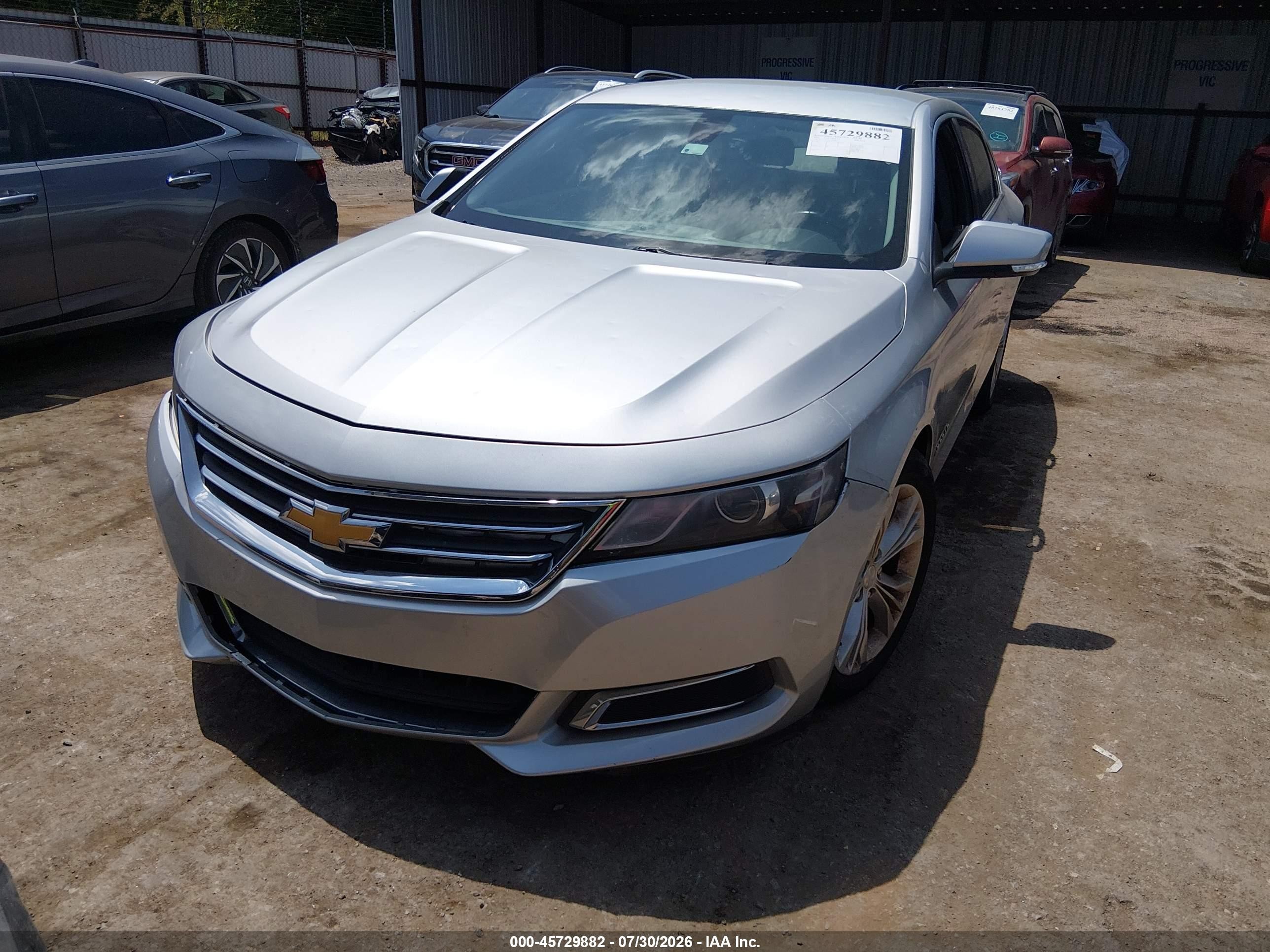 2014 Chevrolet Impala 1lt Silver vin: 1G1115SL4EU150885