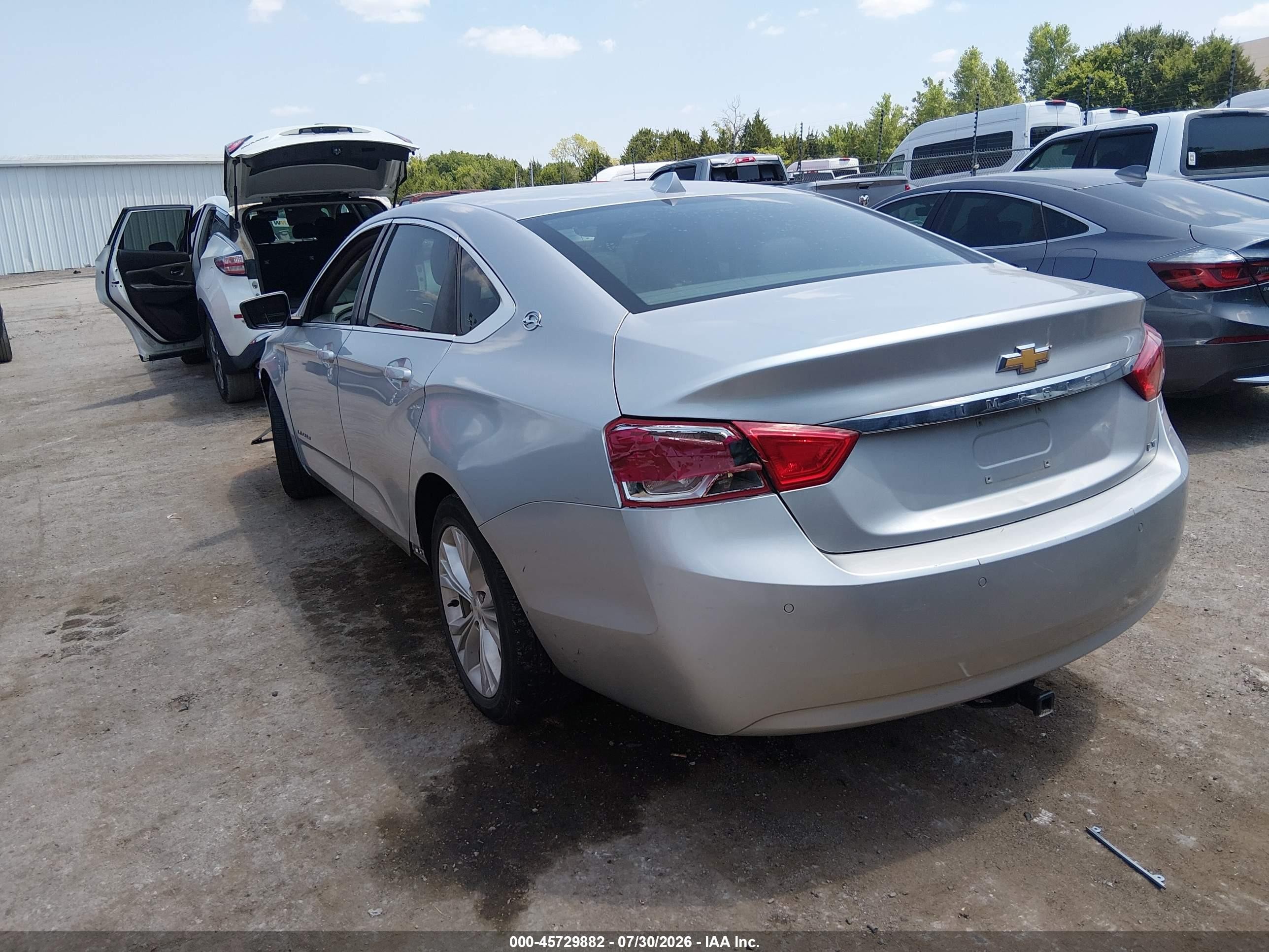 2014 Chevrolet Impala 1lt Silver vin: 1G1115SL4EU150885