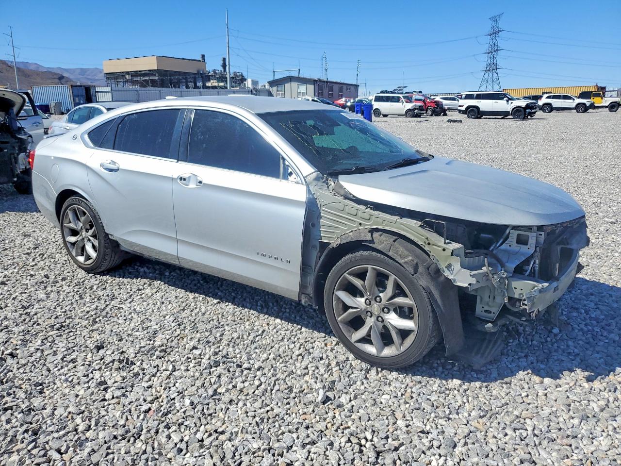 2015 Chevrolet Impala Lt Silver vin: 1G1115SL4FU133022
