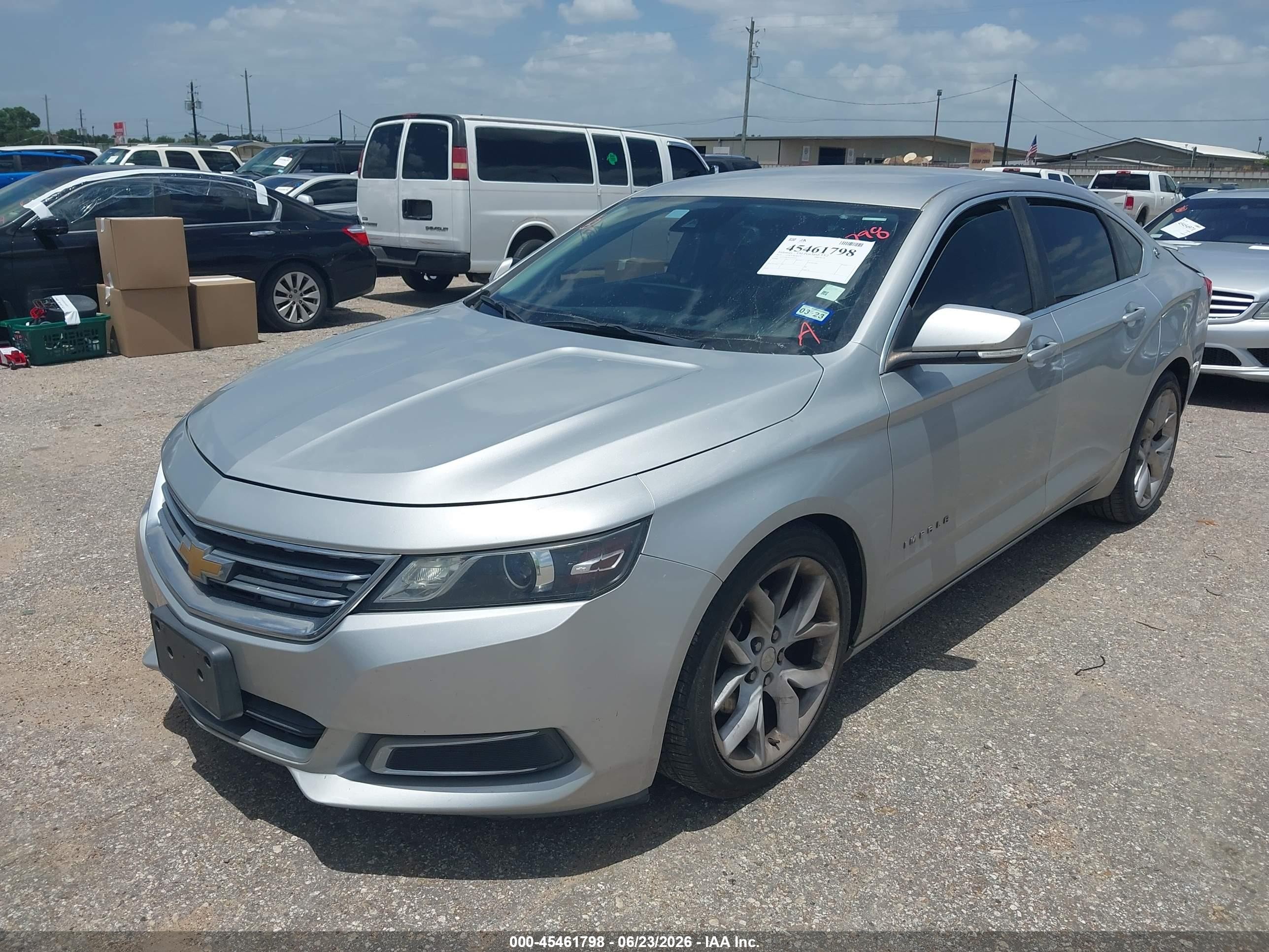2015 Chevrolet Impala 1lt Silver vin: 1G1115SL4FU141816