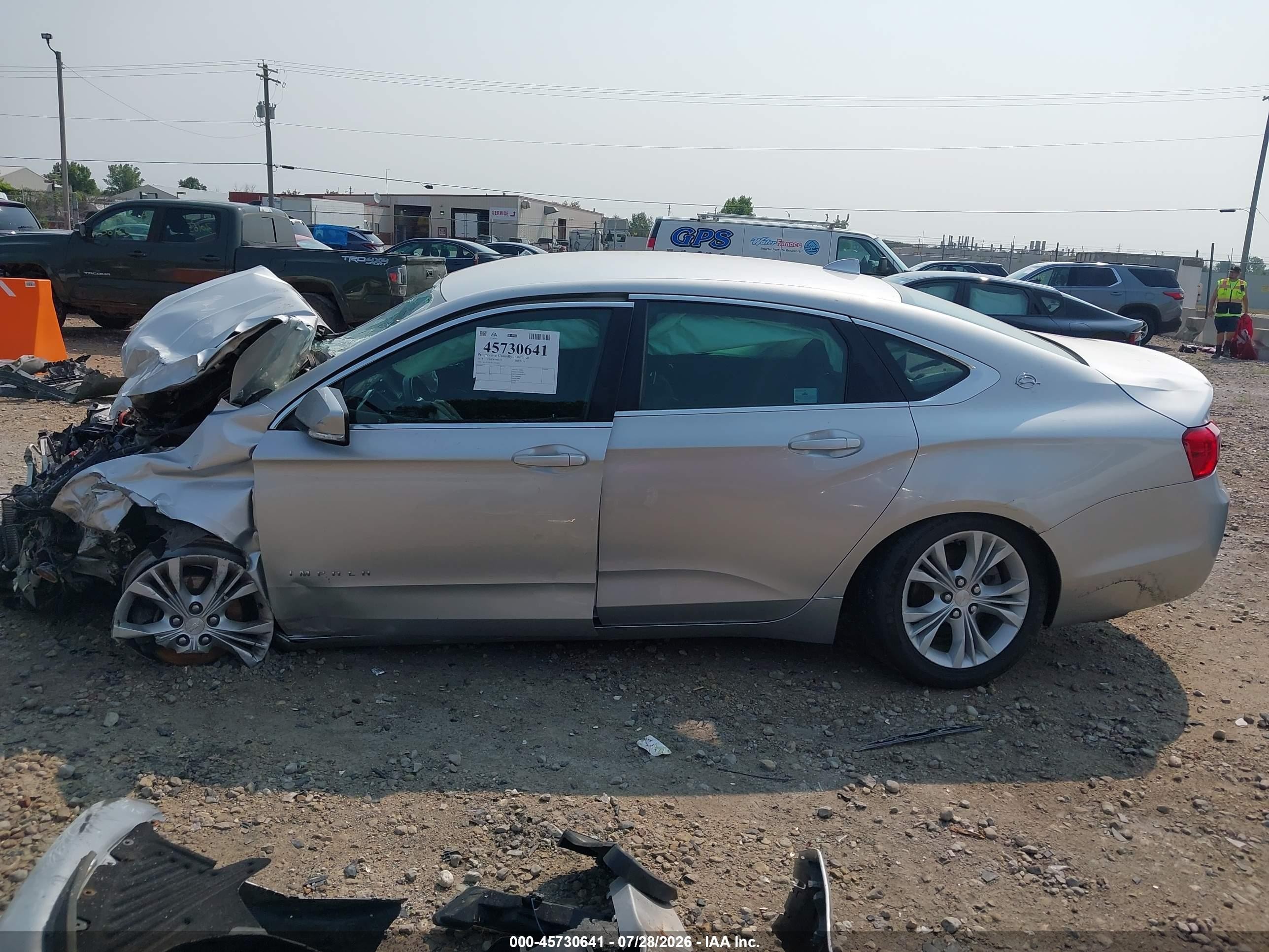2014 Chevrolet Impala 1lt Silver vin: 1G1115SL5EU100867
