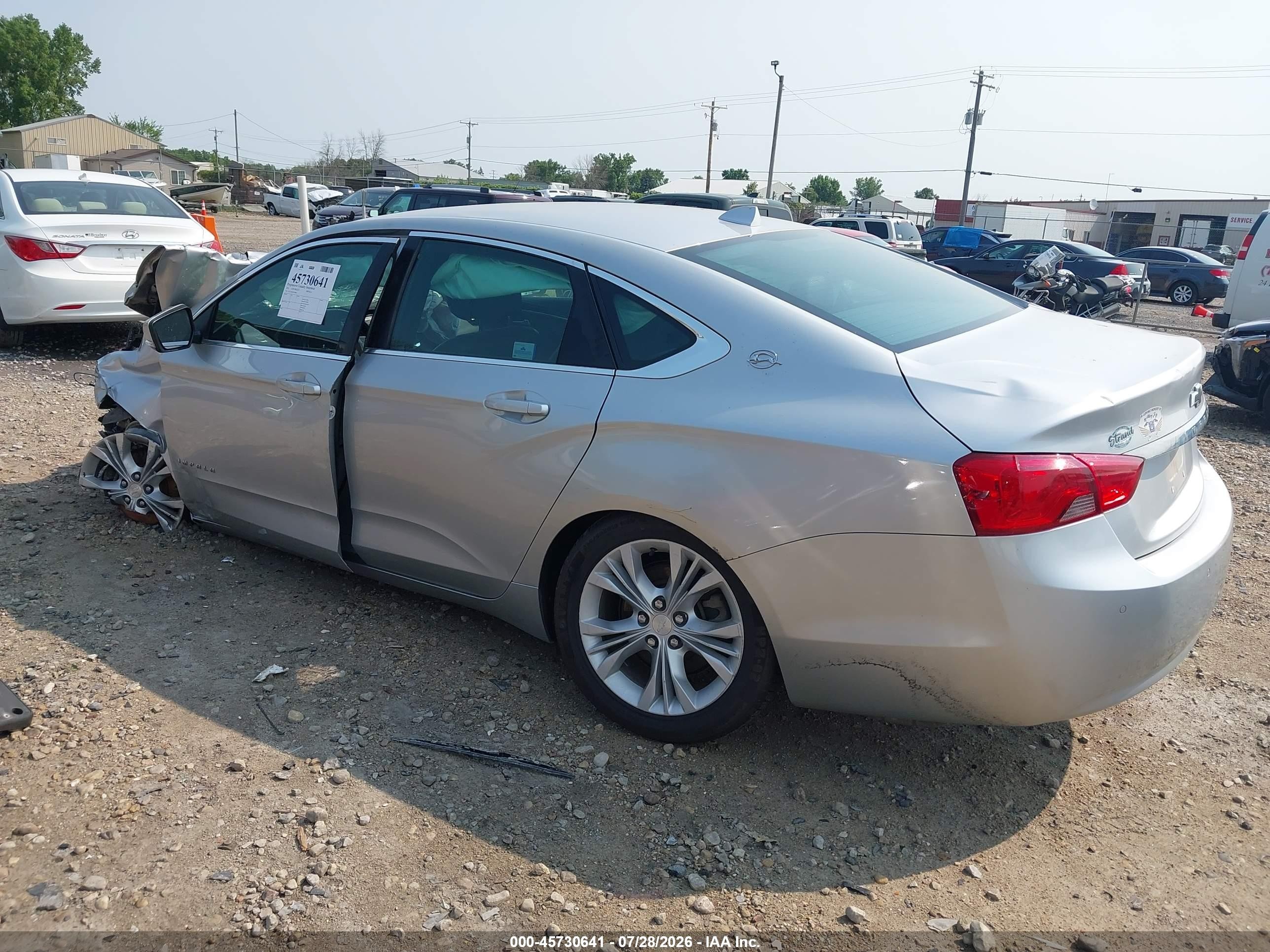 2014 Chevrolet Impala 1lt Silver vin: 1G1115SL5EU100867