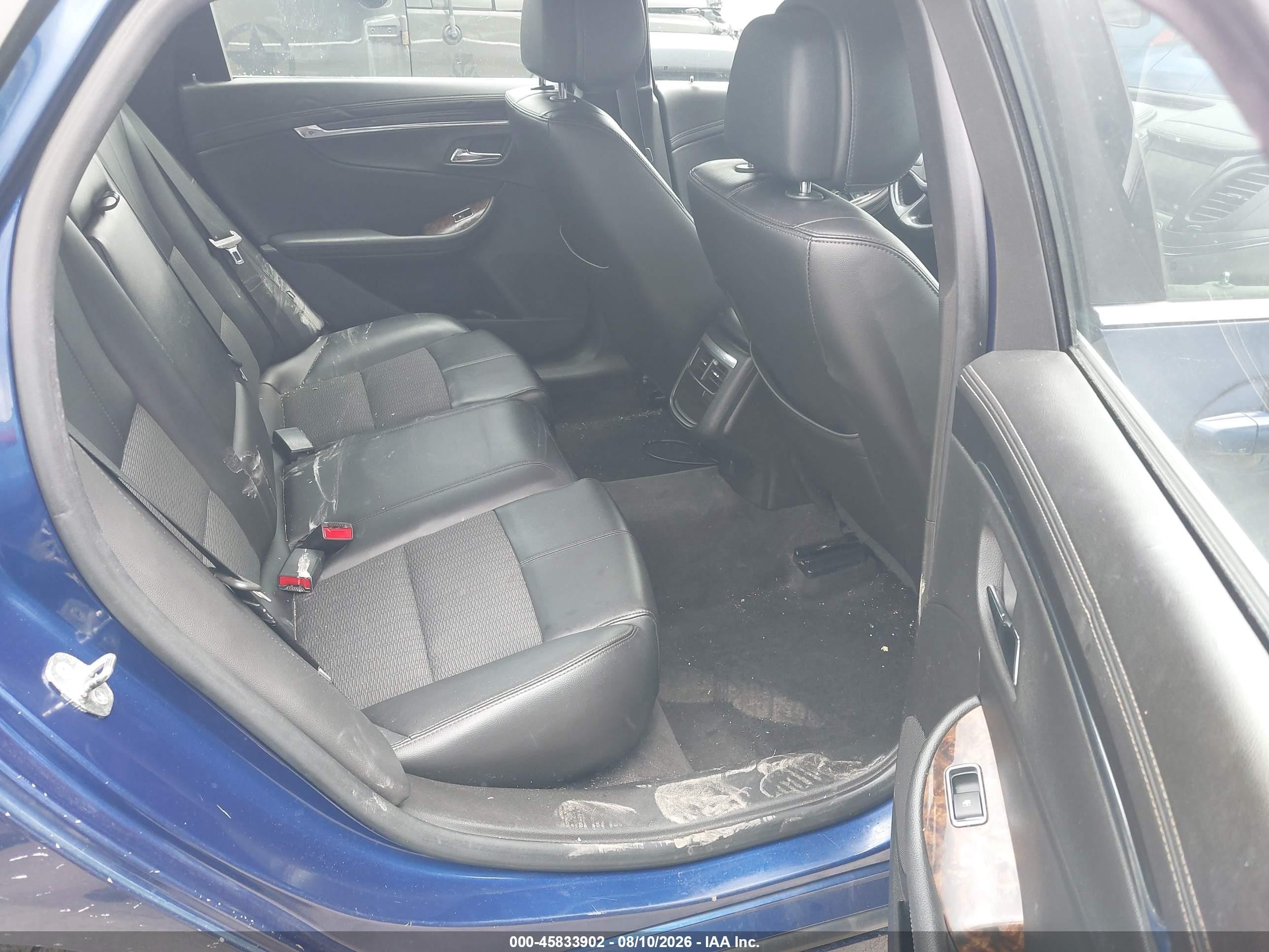 2014 Chevrolet Impala 1lt Blue vin: 1G1115SL5EU127857