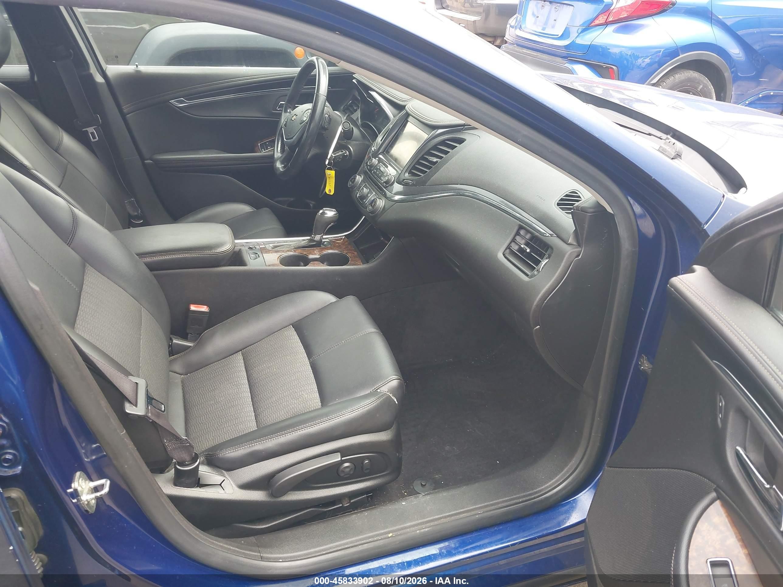 2014 Chevrolet Impala 1lt Blue vin: 1G1115SL5EU127857