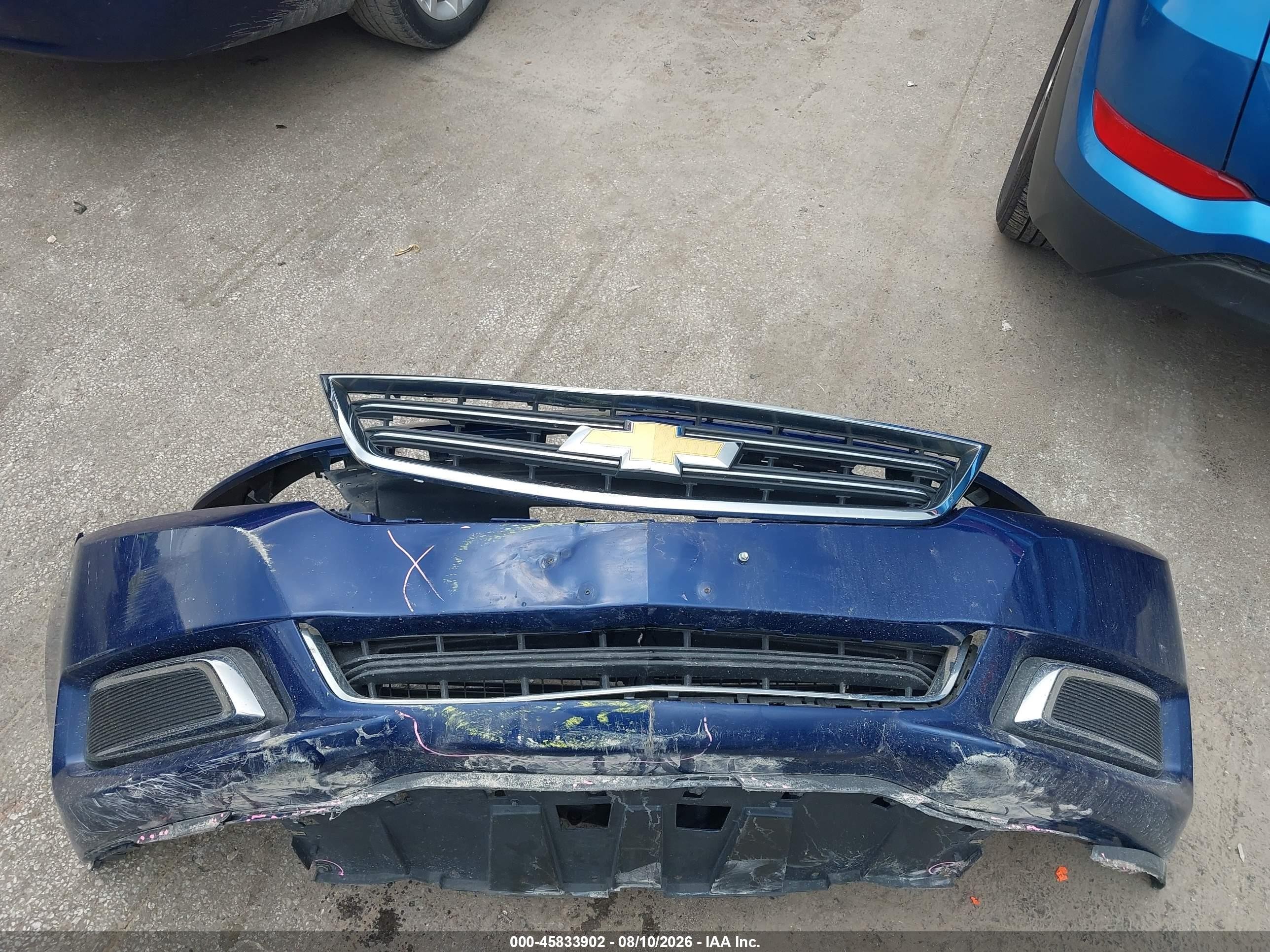 2014 Chevrolet Impala 1lt Blue vin: 1G1115SL5EU127857