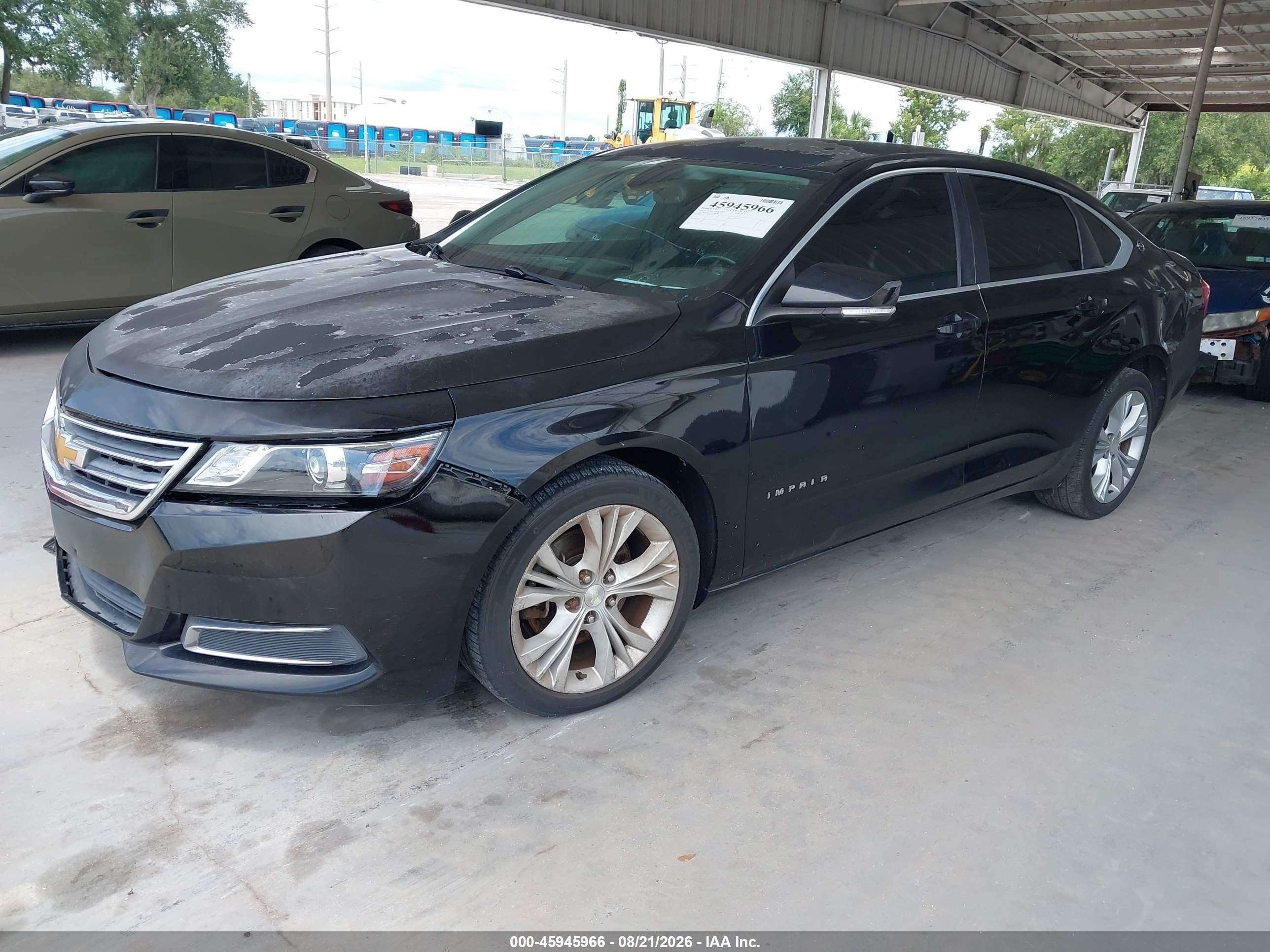 2015 Chevrolet Impala 1lt Black vin: 1G1115SL5FU100708