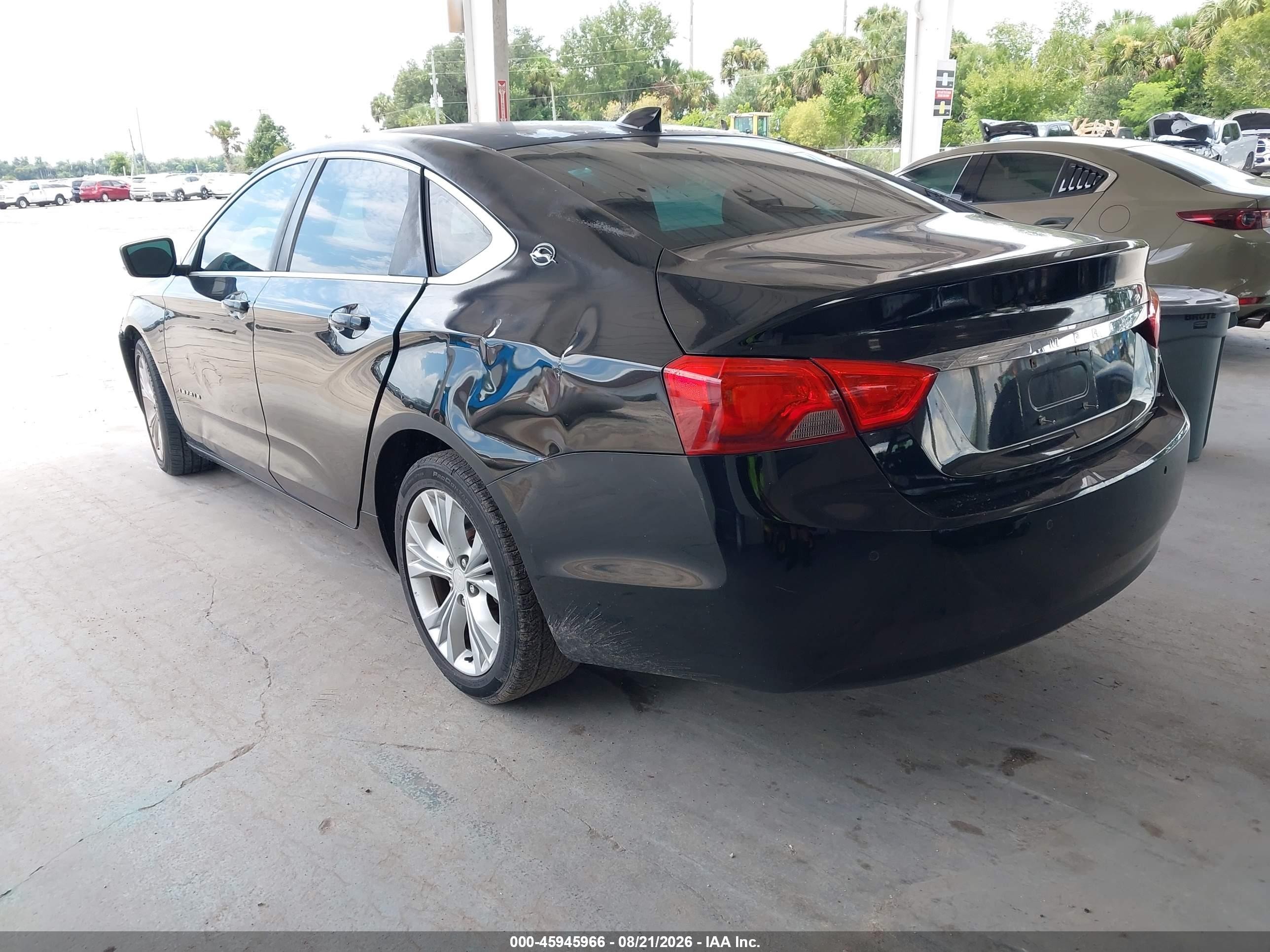 2015 Chevrolet Impala 1lt Black vin: 1G1115SL5FU100708