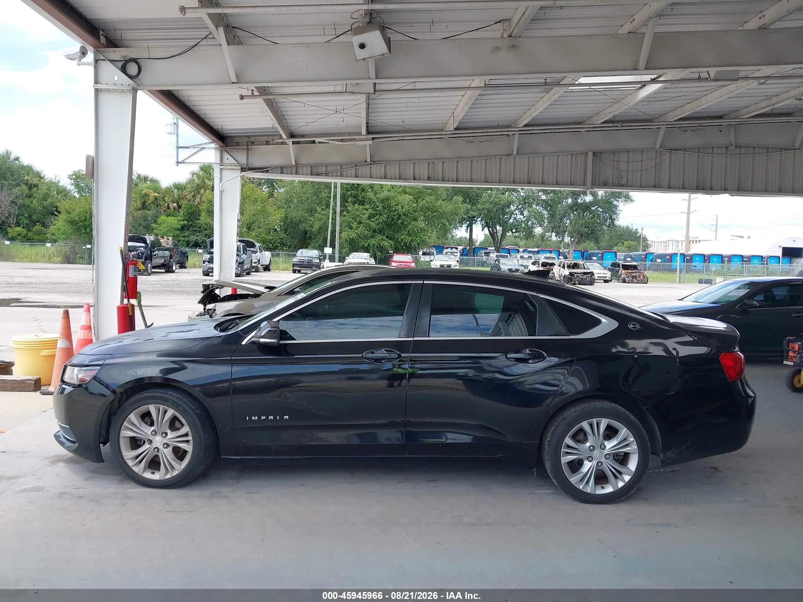 2015 Chevrolet Impala 1lt Black vin: 1G1115SL5FU100708