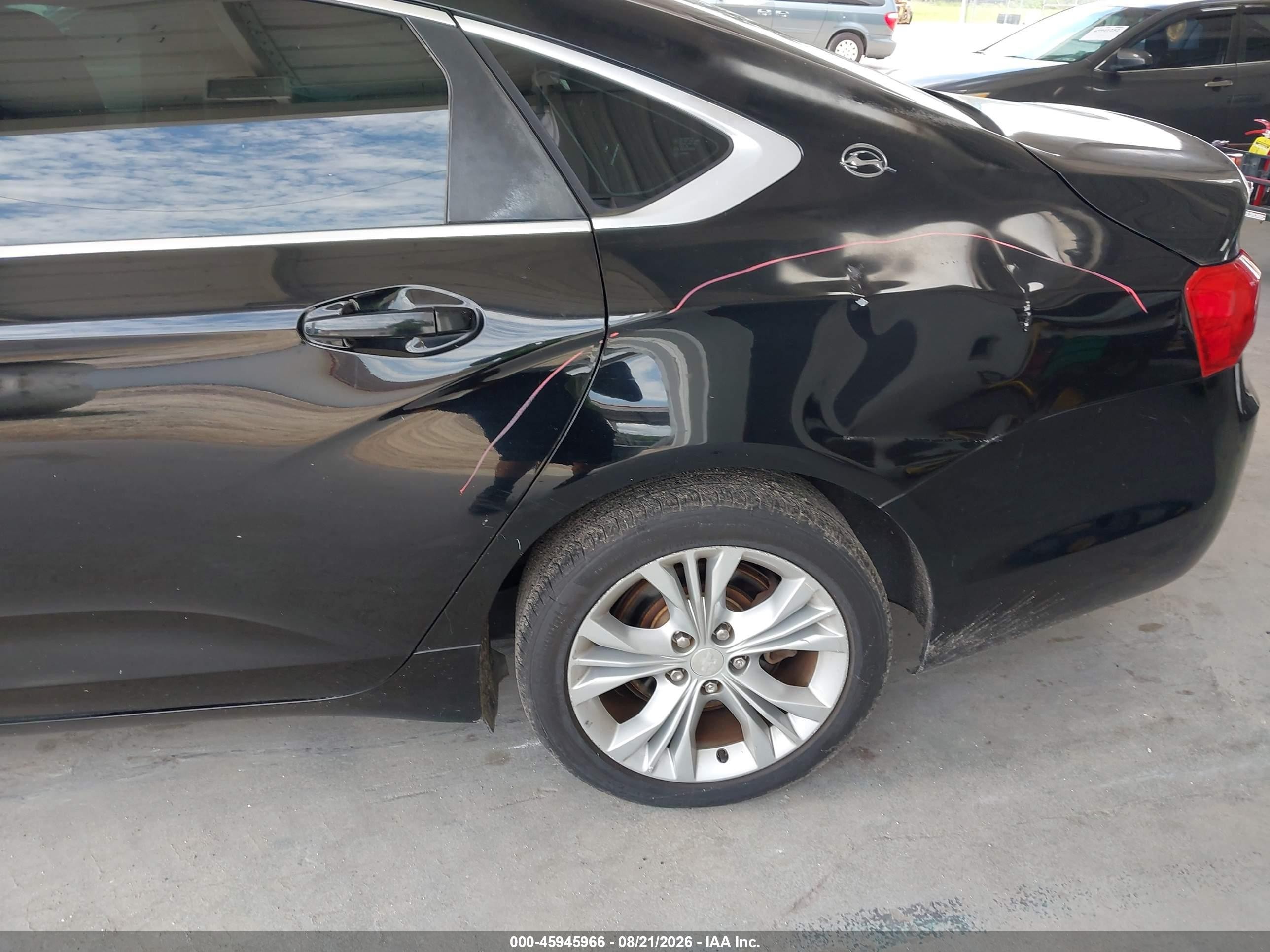 2015 Chevrolet Impala 1lt Black vin: 1G1115SL5FU100708