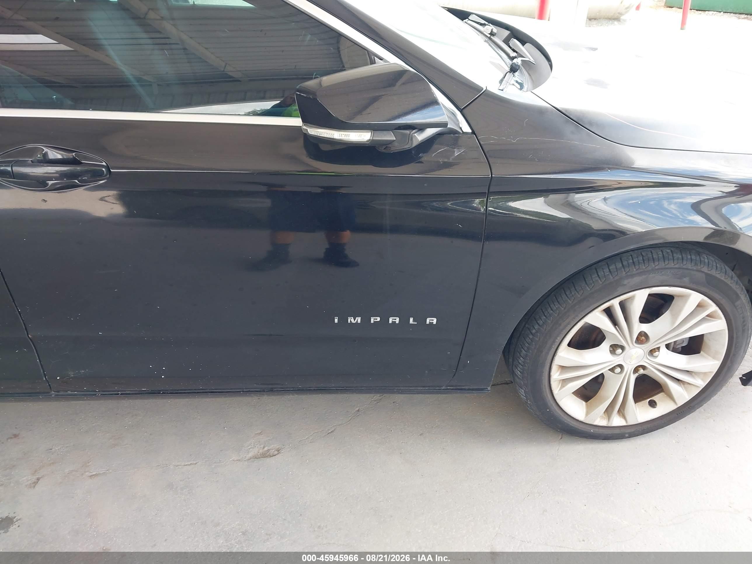 2015 Chevrolet Impala 1lt Black vin: 1G1115SL5FU100708