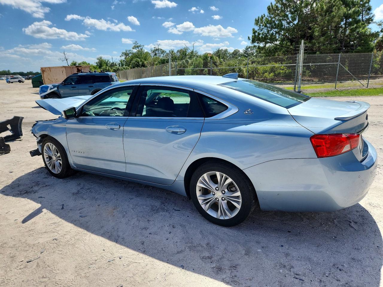 2015 Chevrolet Impala Lt Blue vin: 1G1115SL5FU144367