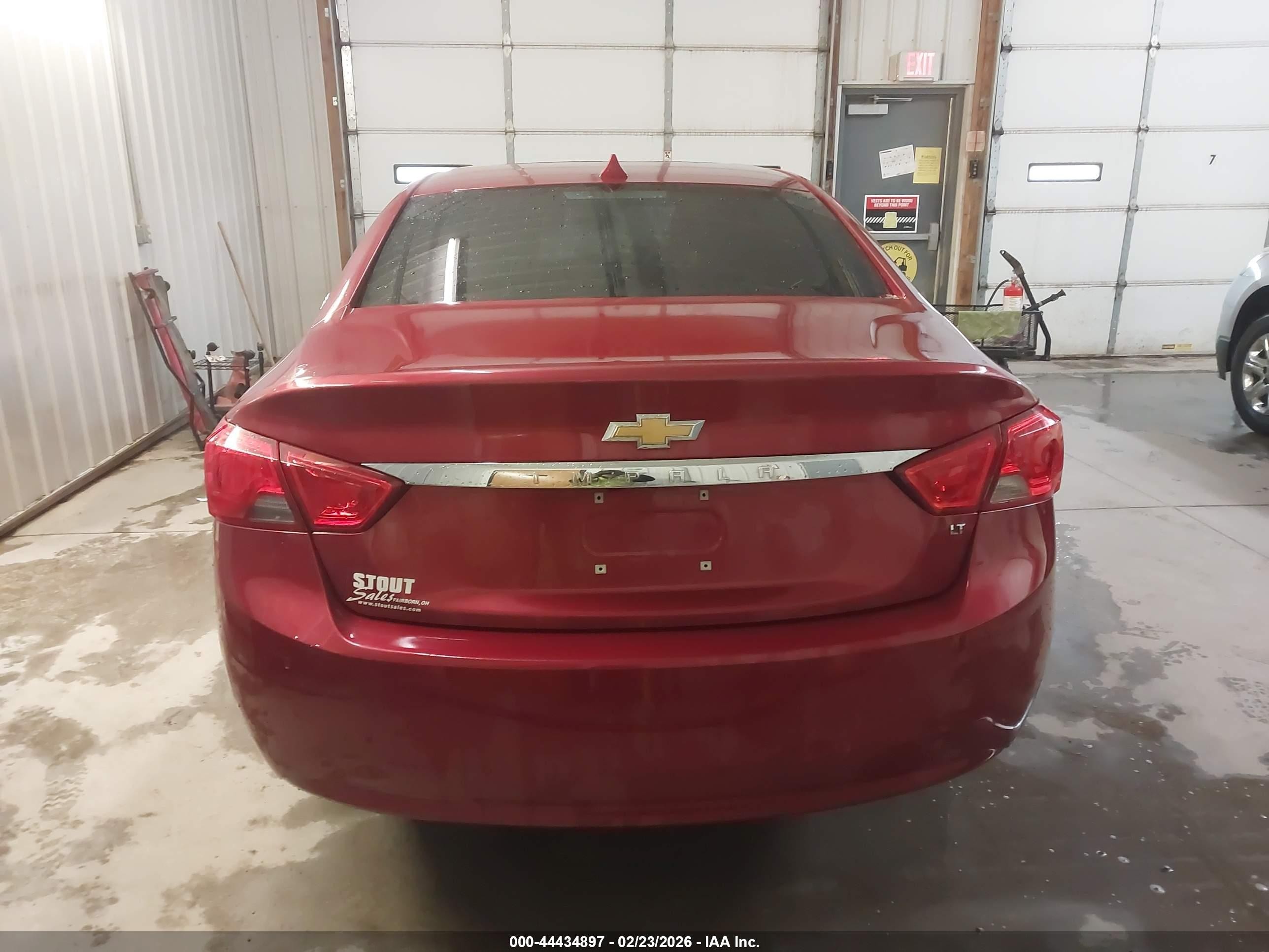 2014 Chevrolet Impala 1lt Red vin: 1G1115SL6EU119637
