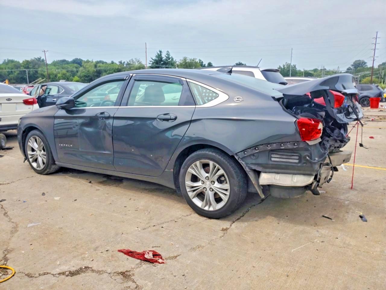 2015 Chevrolet Impala Lt Black vin: 1G1115SL6FU127321
