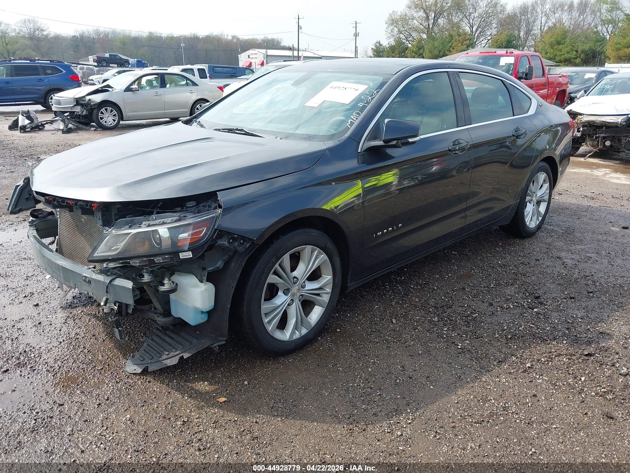 2015 Chevrolet Impala 1lt Gray vin: 1G1115SL6FU138903