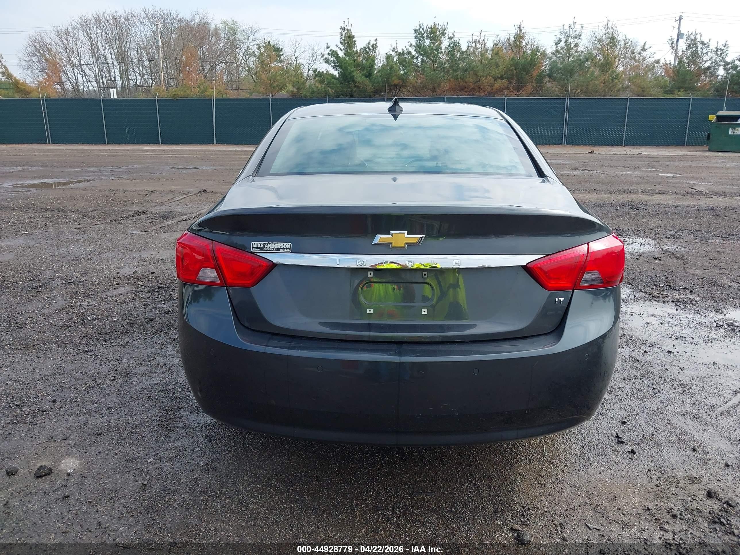 2015 Chevrolet Impala 1lt Gray vin: 1G1115SL6FU138903