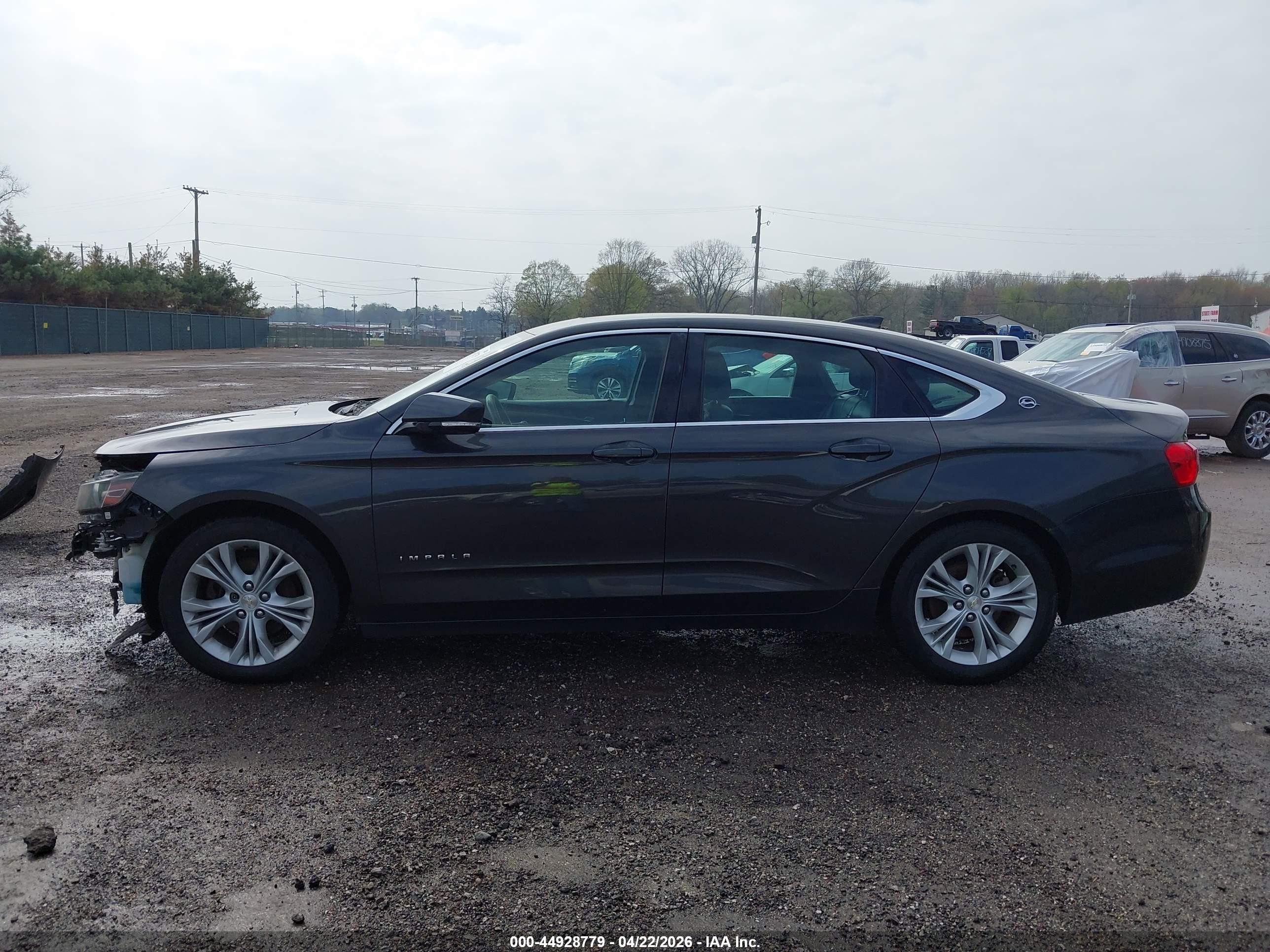 2015 Chevrolet Impala 1lt Gray vin: 1G1115SL6FU138903