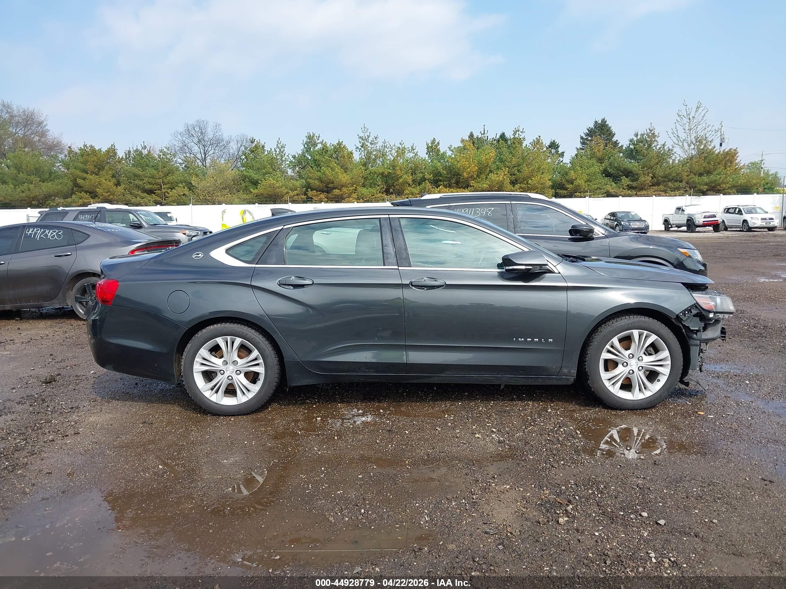 2015 Chevrolet Impala 1lt Gray vin: 1G1115SL6FU138903