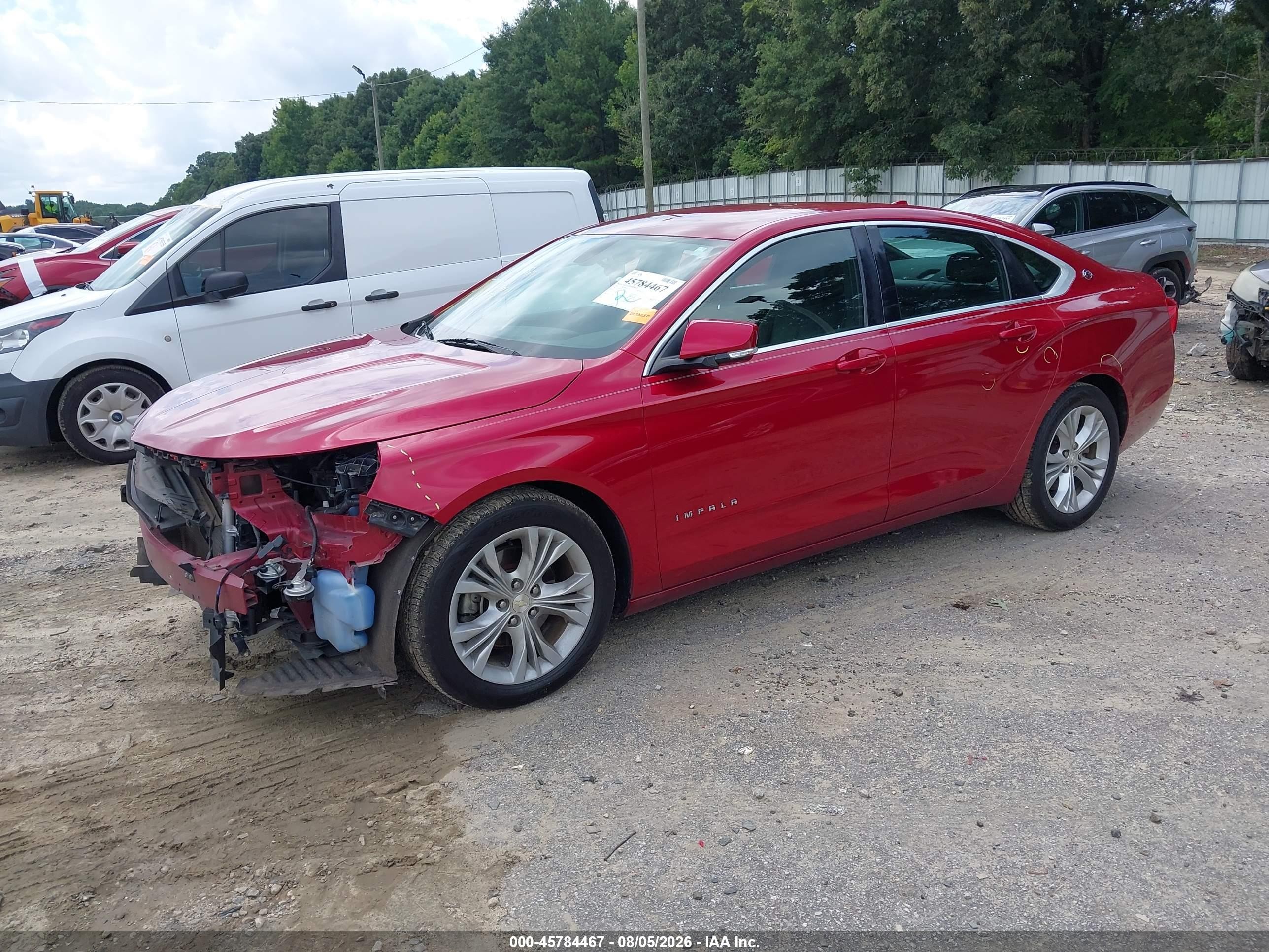 2014 Chevrolet Impala 1lt Red vin: 1G1115SL7EU109960