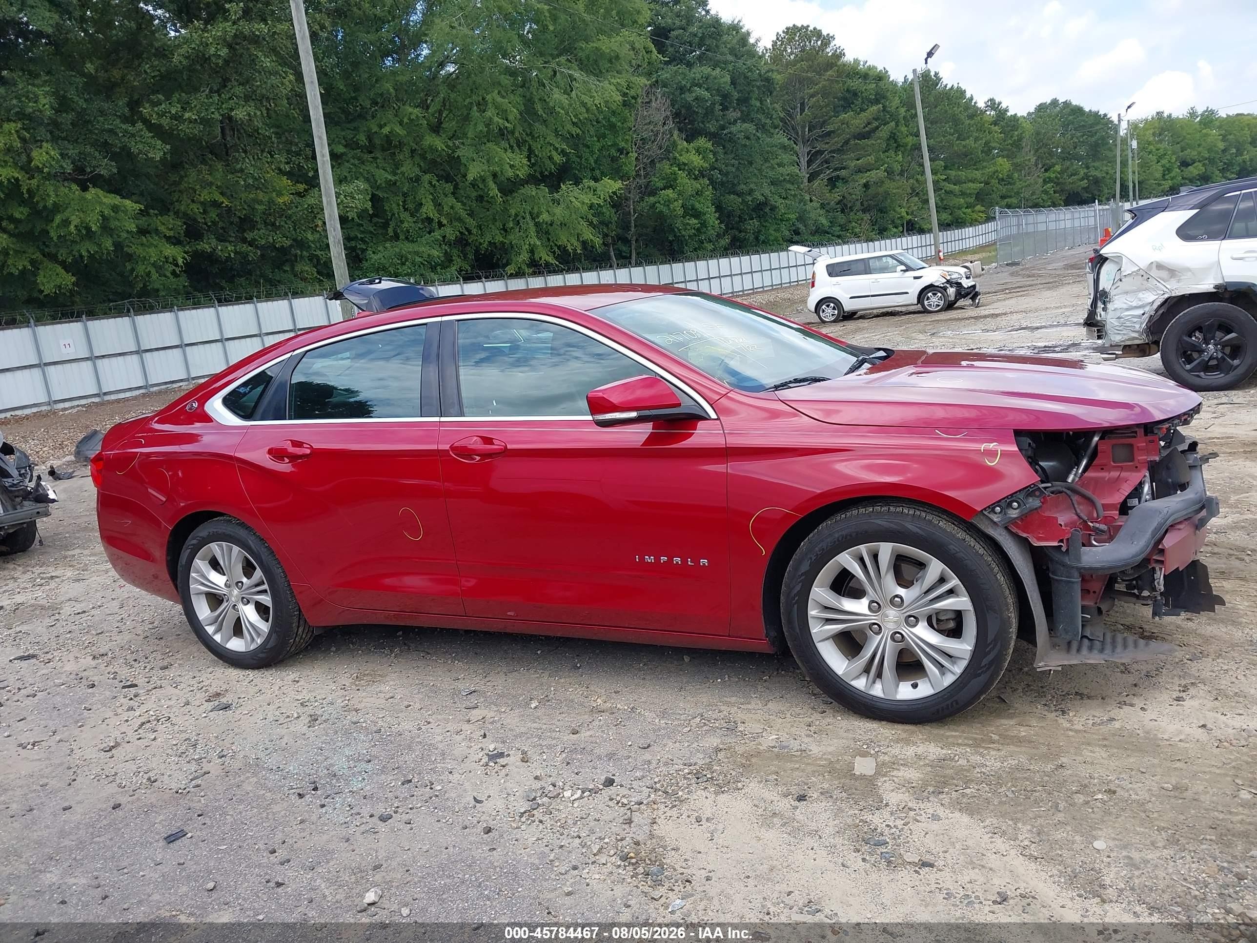 2014 Chevrolet Impala 1lt Red vin: 1G1115SL7EU109960