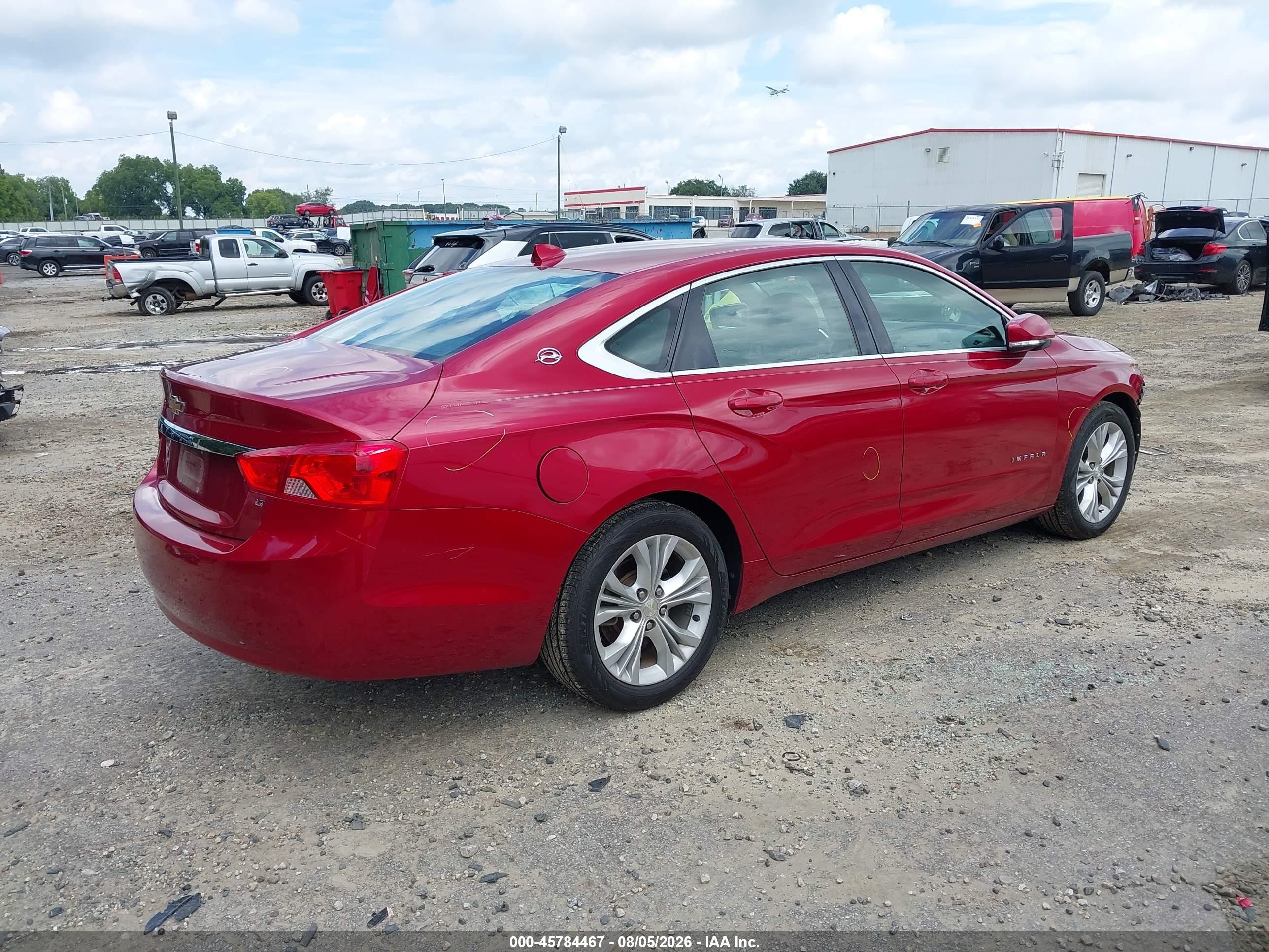 2014 Chevrolet Impala 1lt Red vin: 1G1115SL7EU109960