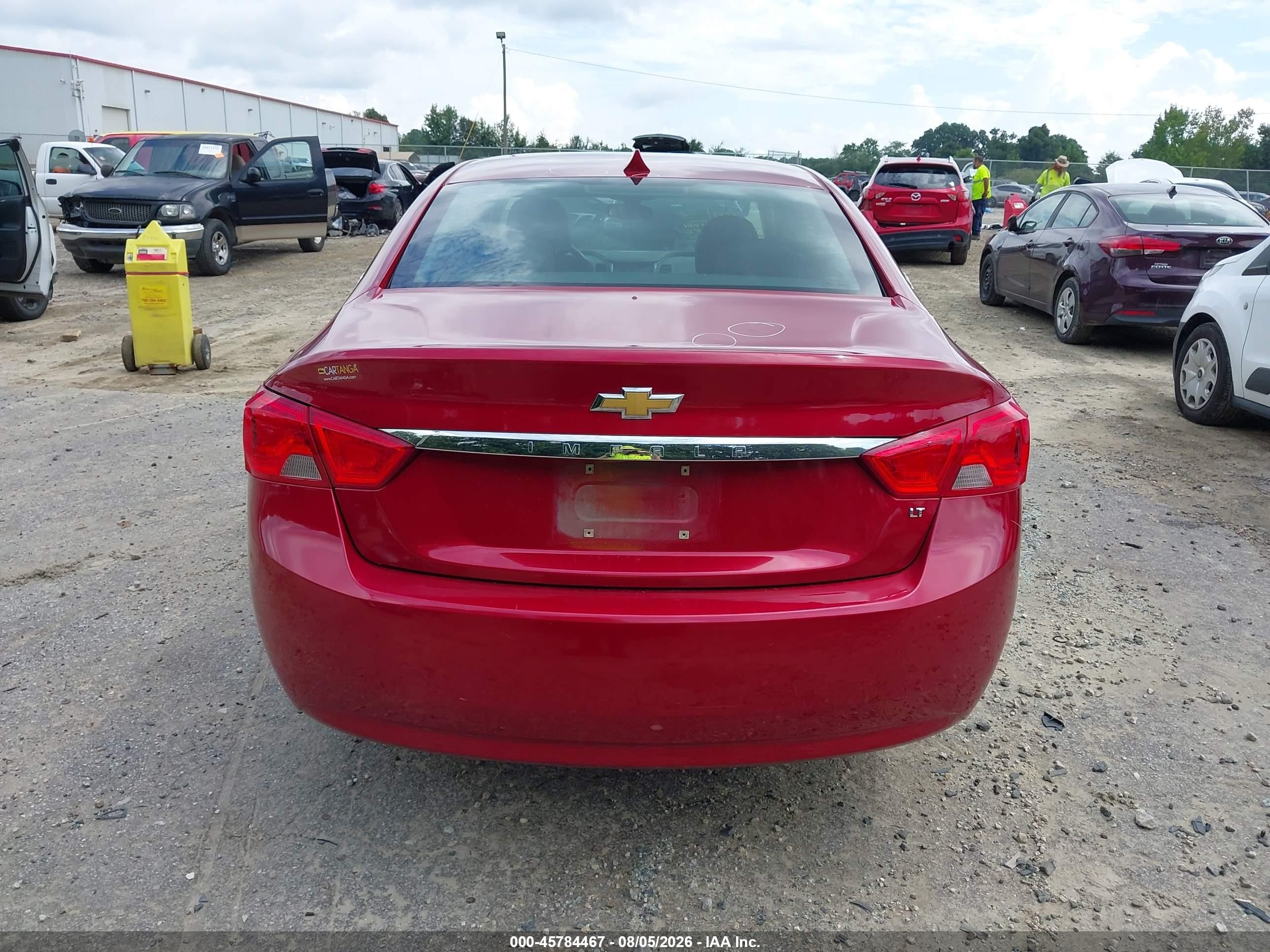 2014 Chevrolet Impala 1lt Red vin: 1G1115SL7EU109960