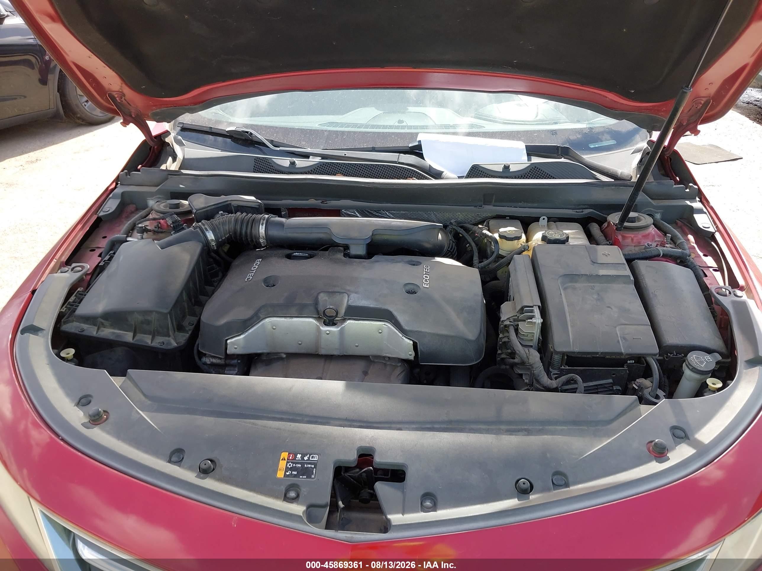 2014 Chevrolet Impala 1lt Red vin: 1G1115SL7EU112423