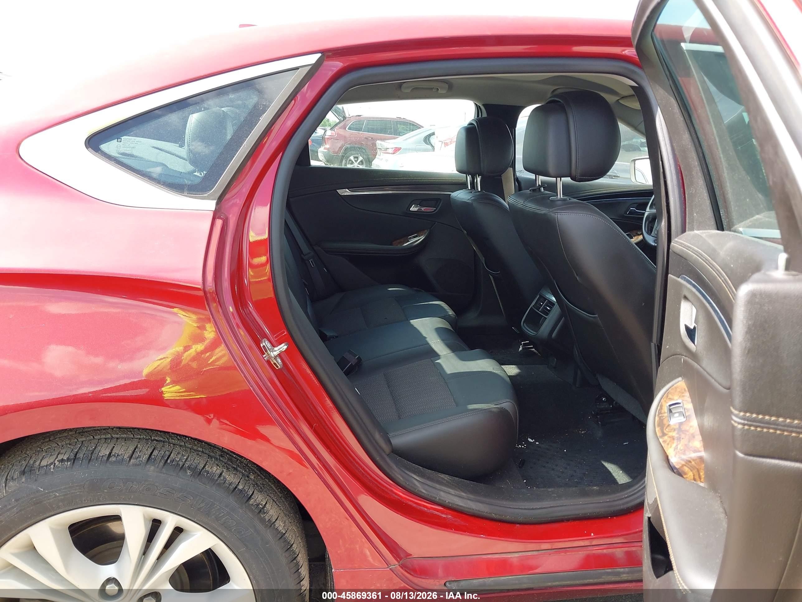 2014 Chevrolet Impala 1lt Red vin: 1G1115SL7EU112423