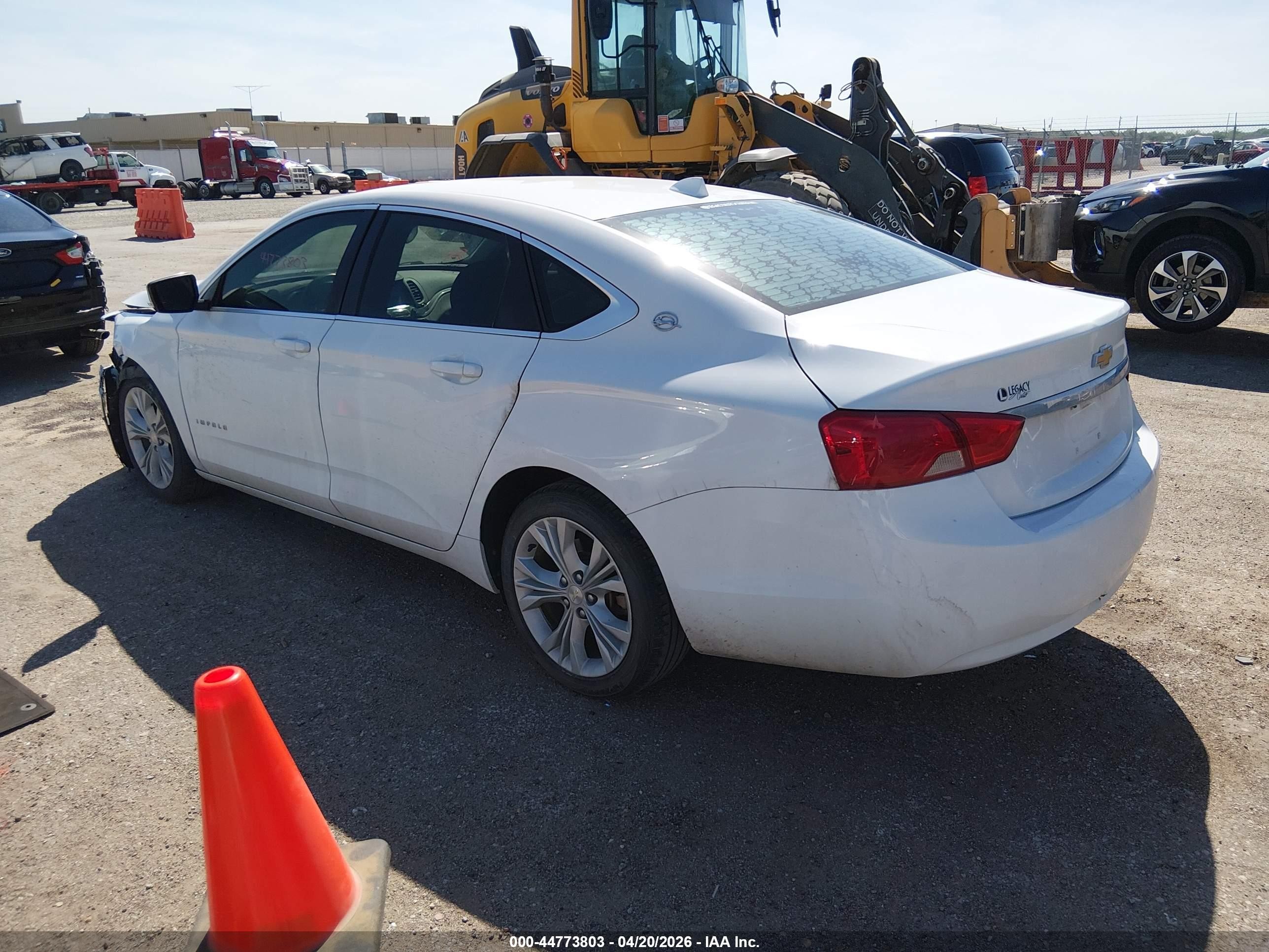 2014 Chevrolet Impala 1lt White vin: 1G1115SL8EU118487