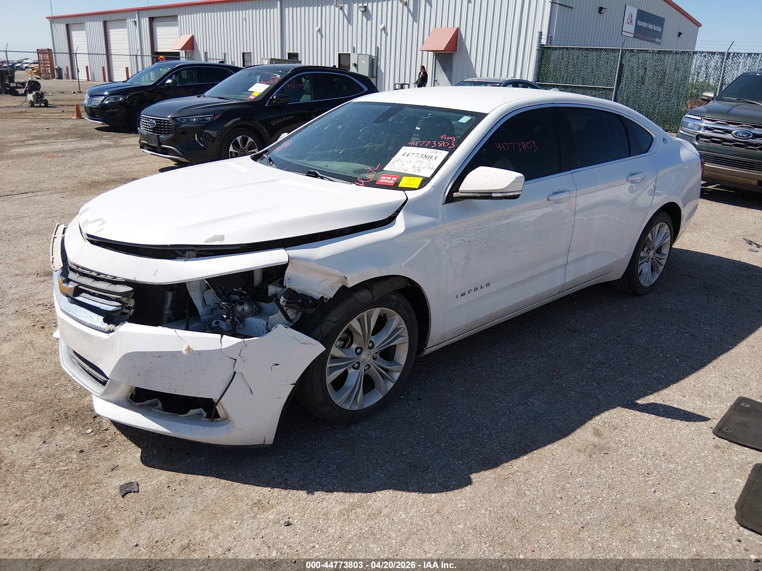 2014 Chevrolet Impala 1lt White vin: 1G1115SL8EU118487