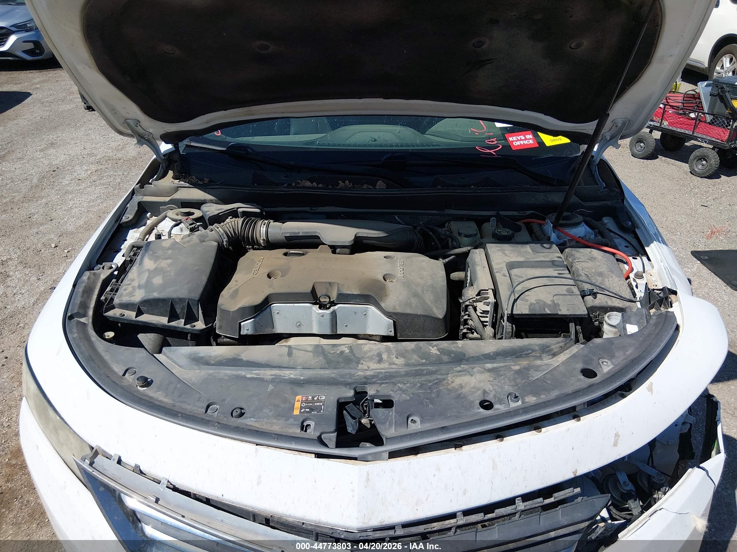 2014 Chevrolet Impala 1lt White vin: 1G1115SL8EU118487