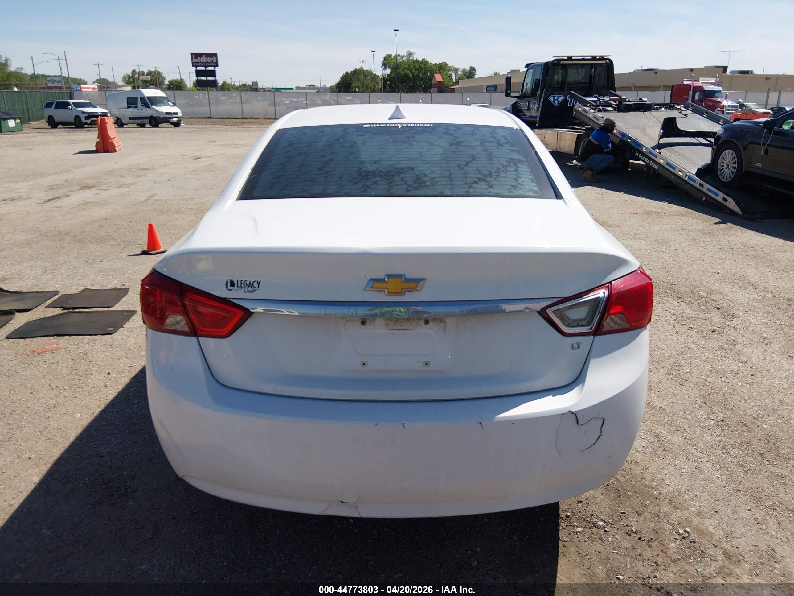 2014 Chevrolet Impala 1lt White vin: 1G1115SL8EU118487