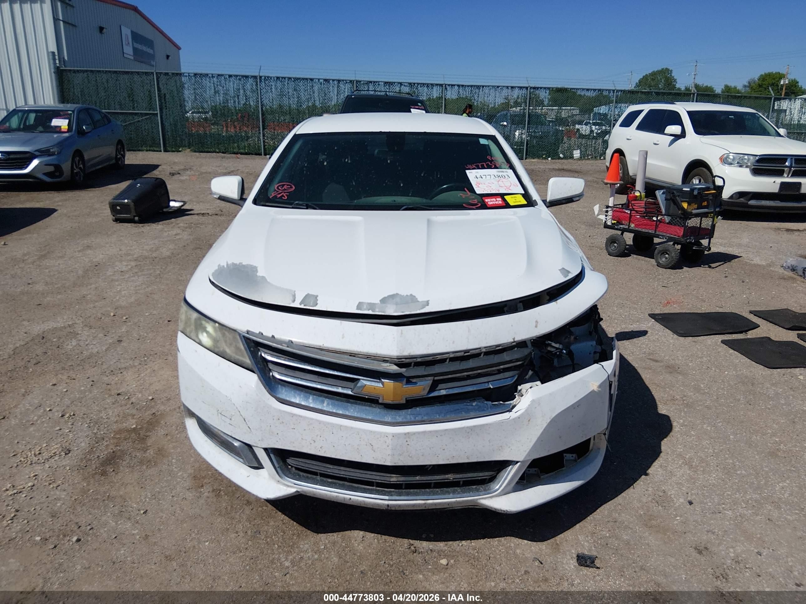 2014 Chevrolet Impala 1lt White vin: 1G1115SL8EU118487