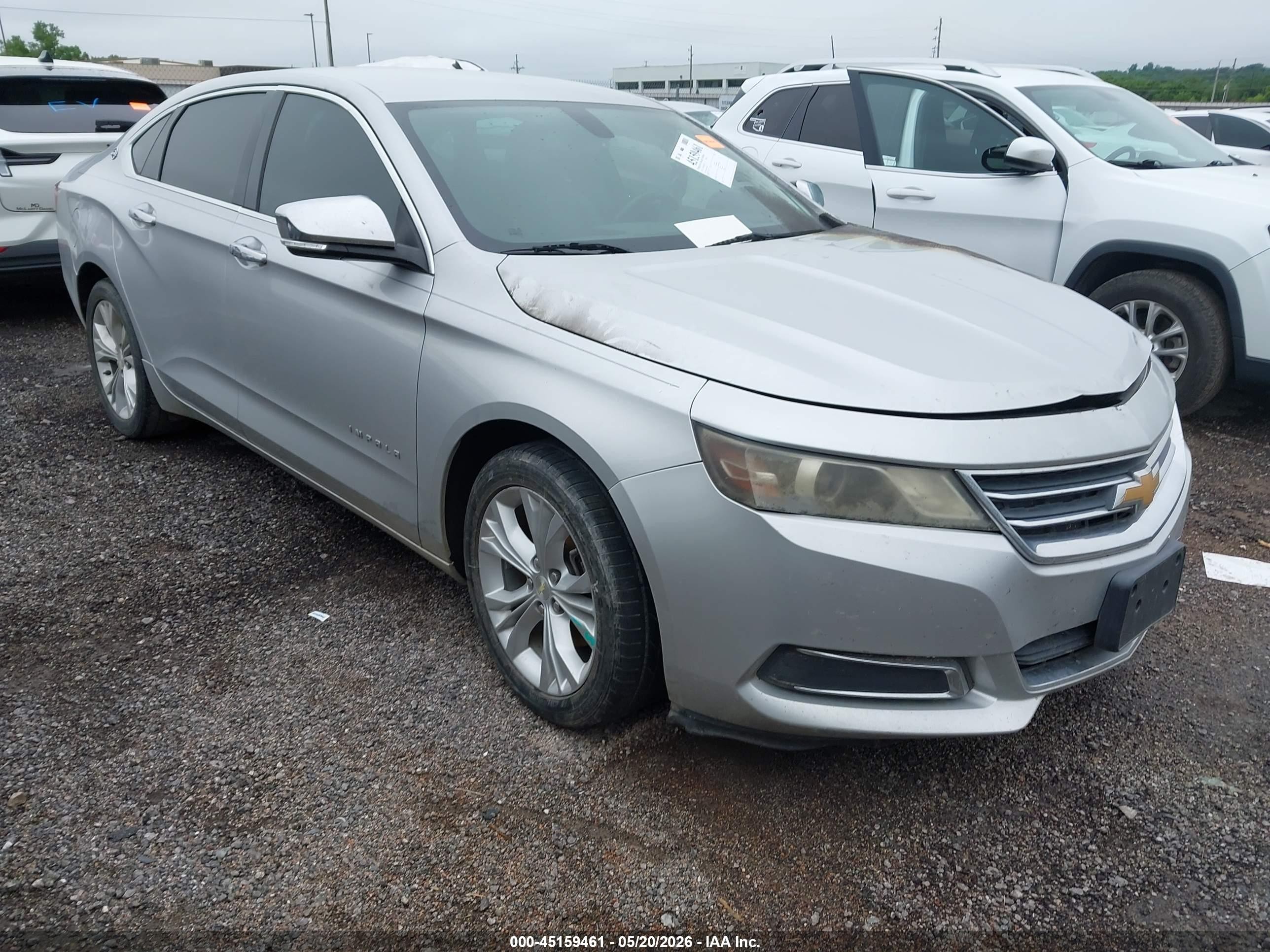 2014 Chevrolet Impala 1lt Silver vin: 1G1115SL8EU168340