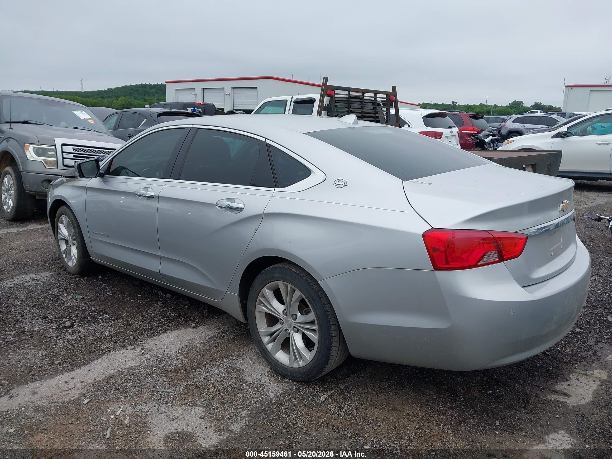 2014 Chevrolet Impala 1lt Silver vin: 1G1115SL8EU168340